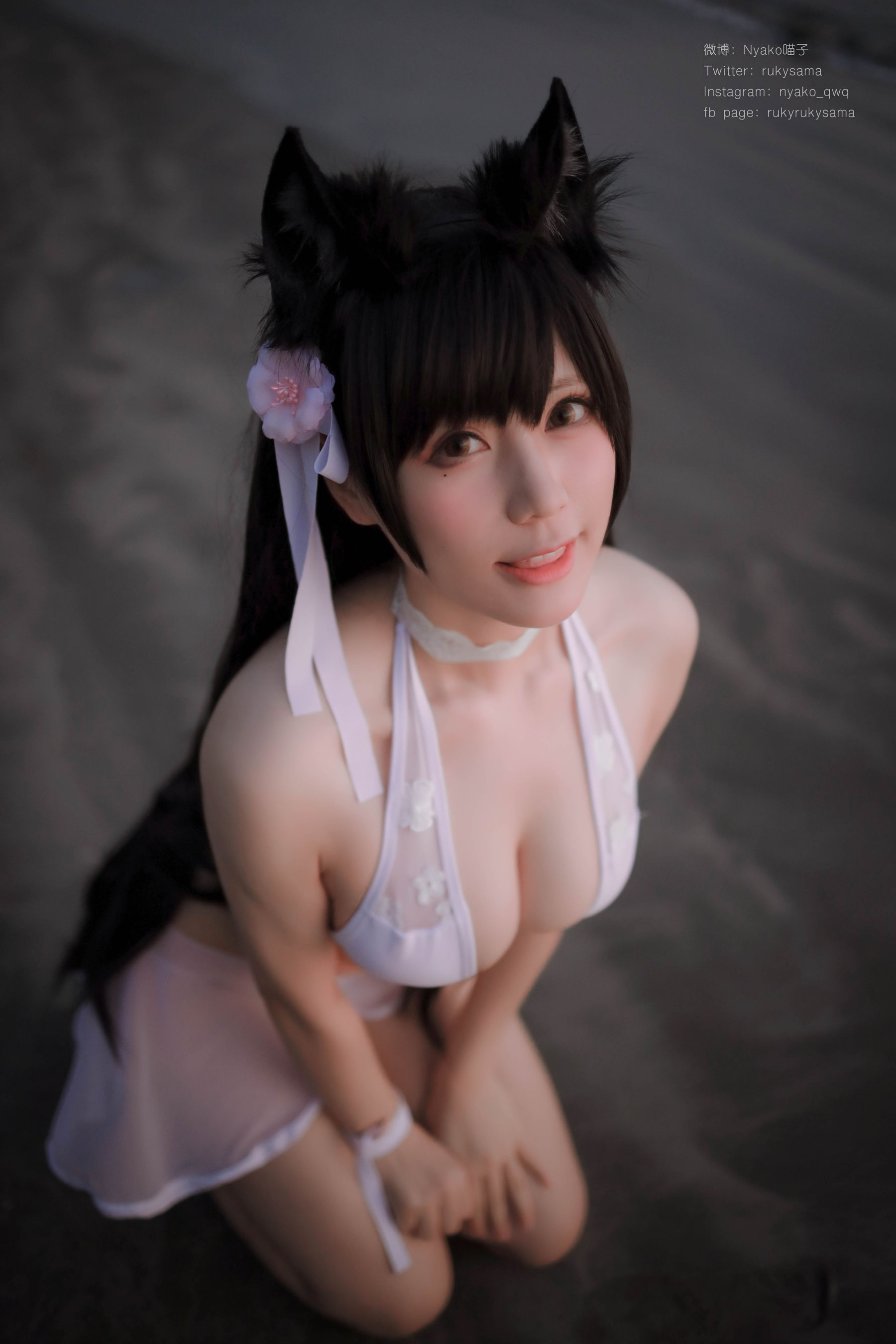 萌妹子Nyako喵子 爱宕泳装