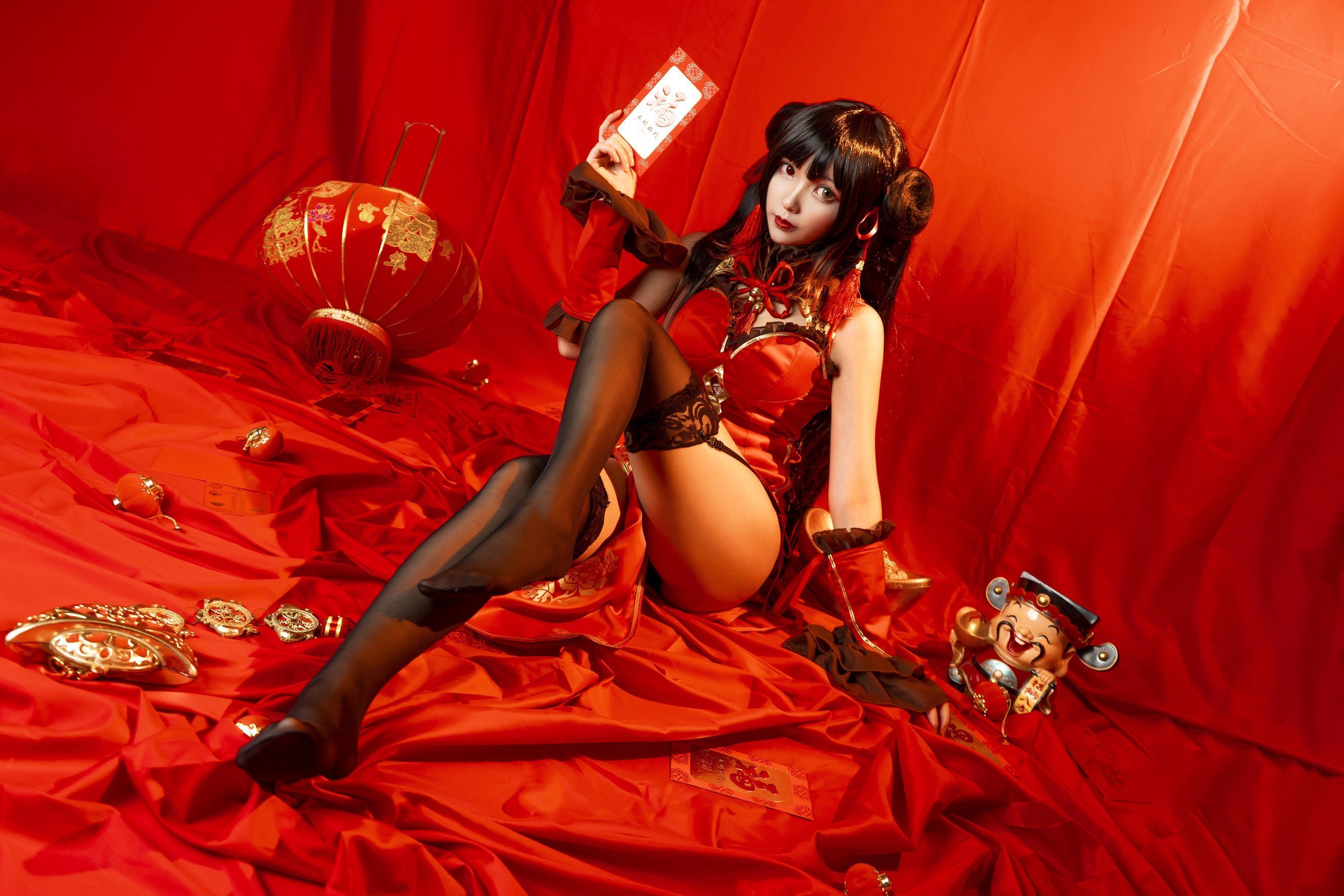 Coser小姐姐妍子坚不可摧 狂三新年