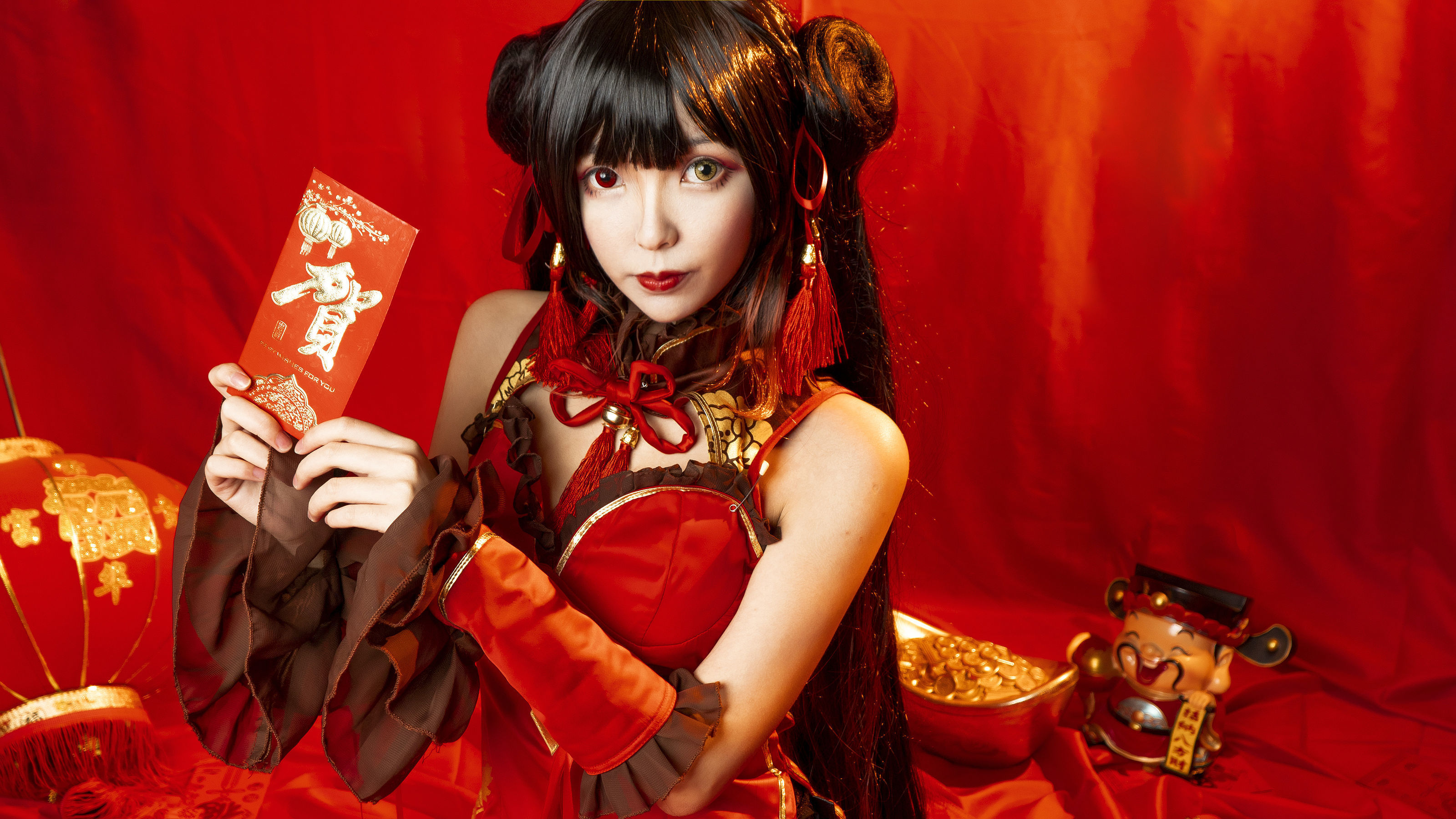 Coser小姐姐妍子坚不可摧 狂三新年