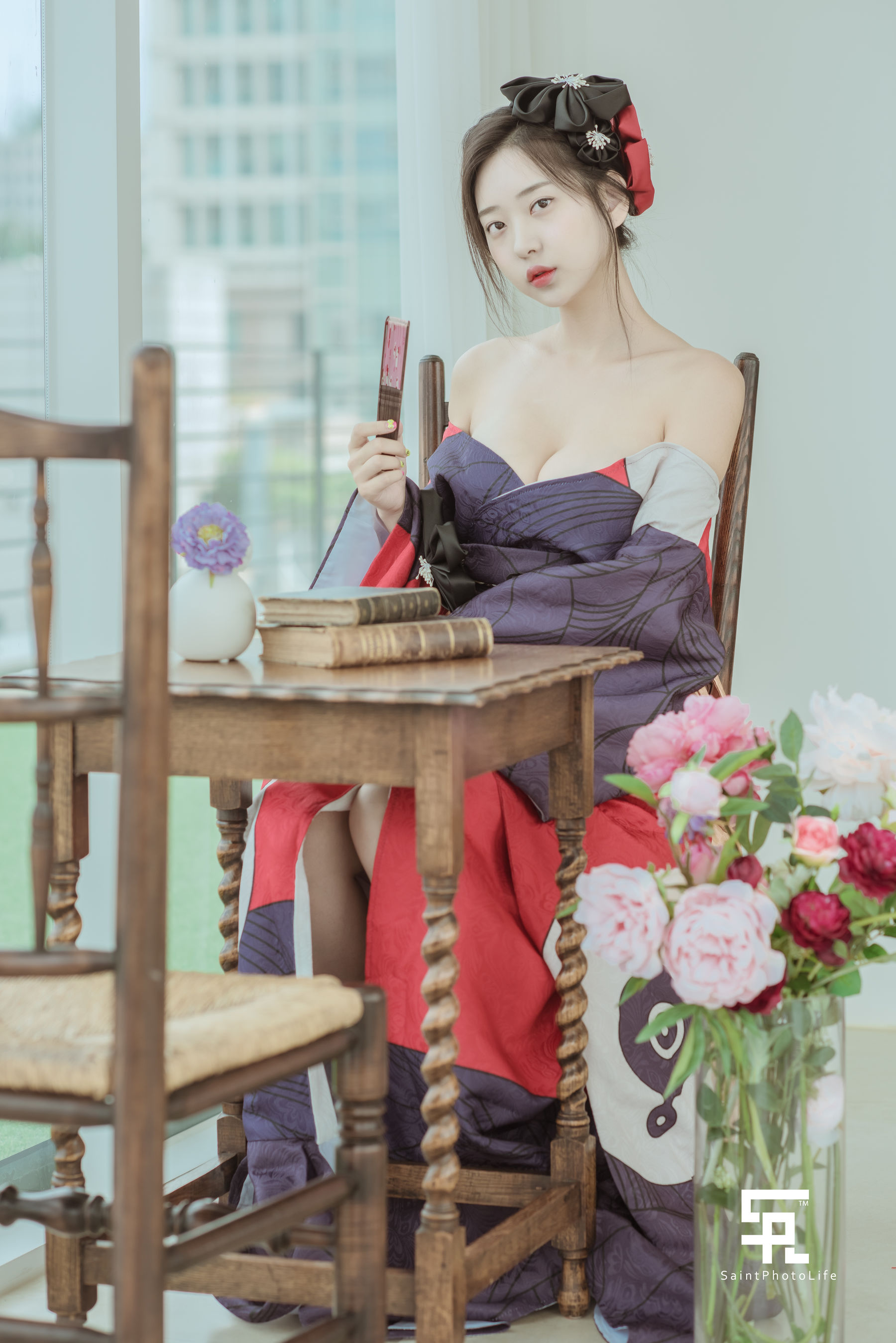 [saintphotolife] 韩国妹子申才恩(Zennyrt) - The Blue