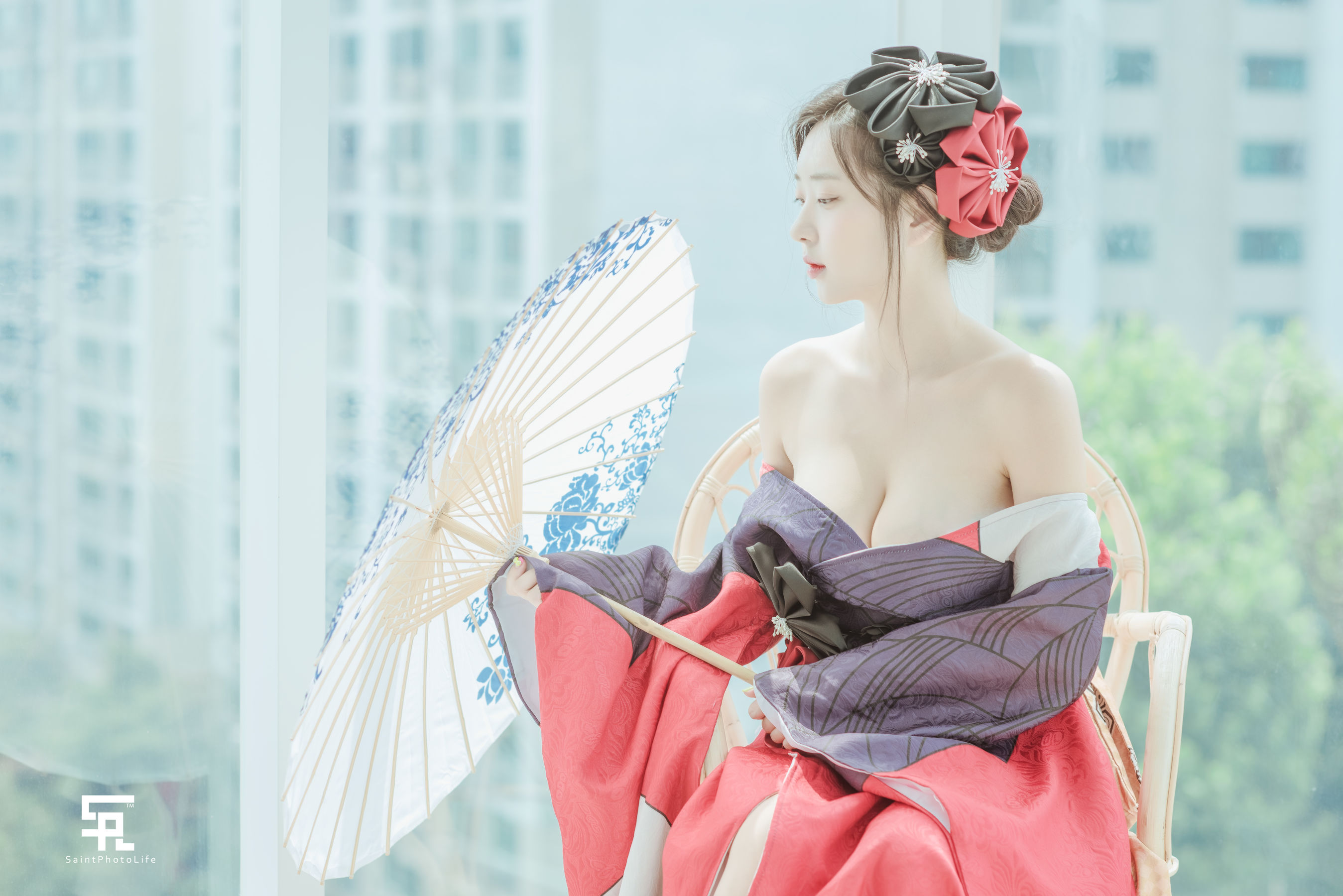 [saintphotolife] 韩国妹子申才恩(Zennyrt) - The Blue