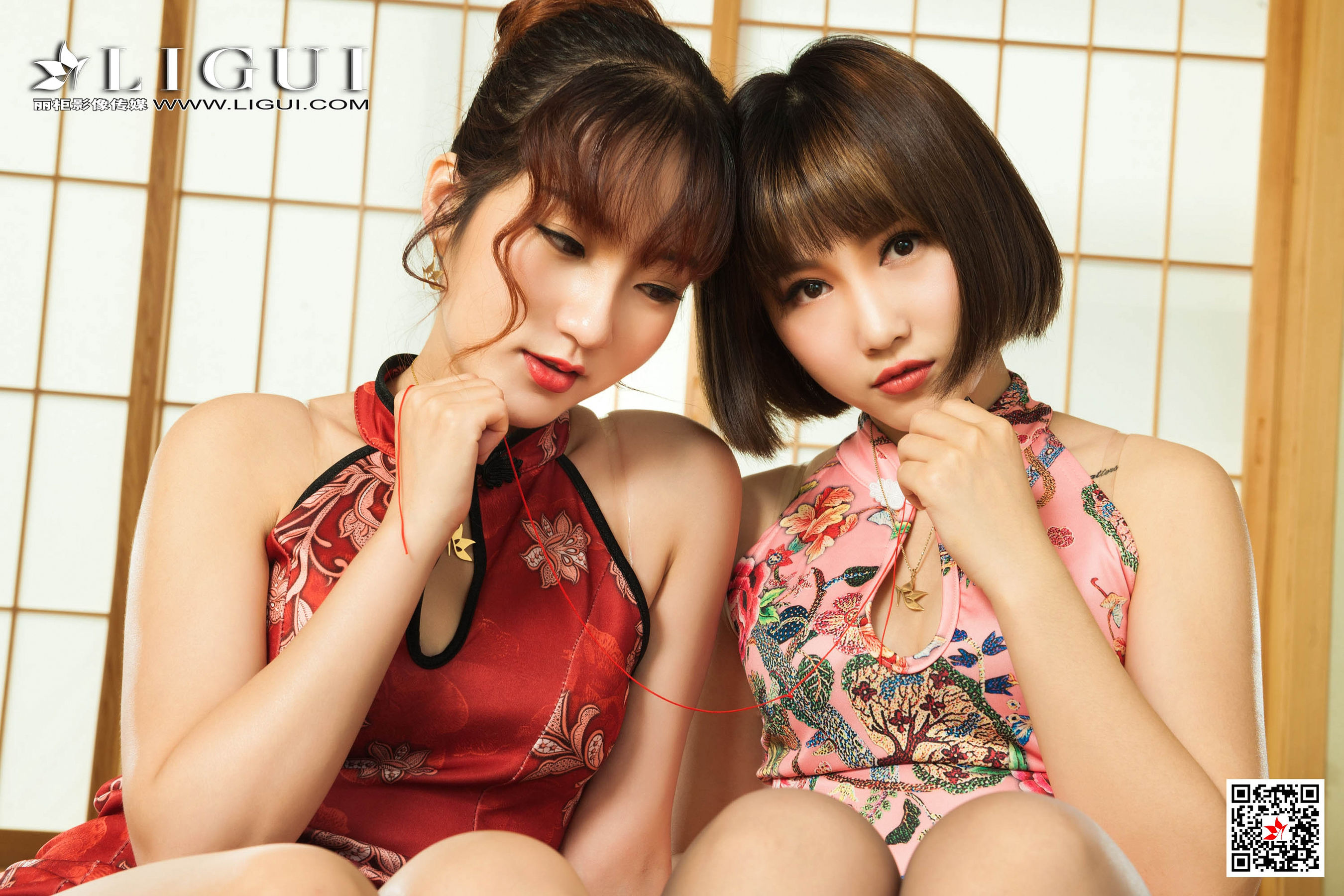 [丽柜Ligui] 网络丽人 Model 小爽&汐汐