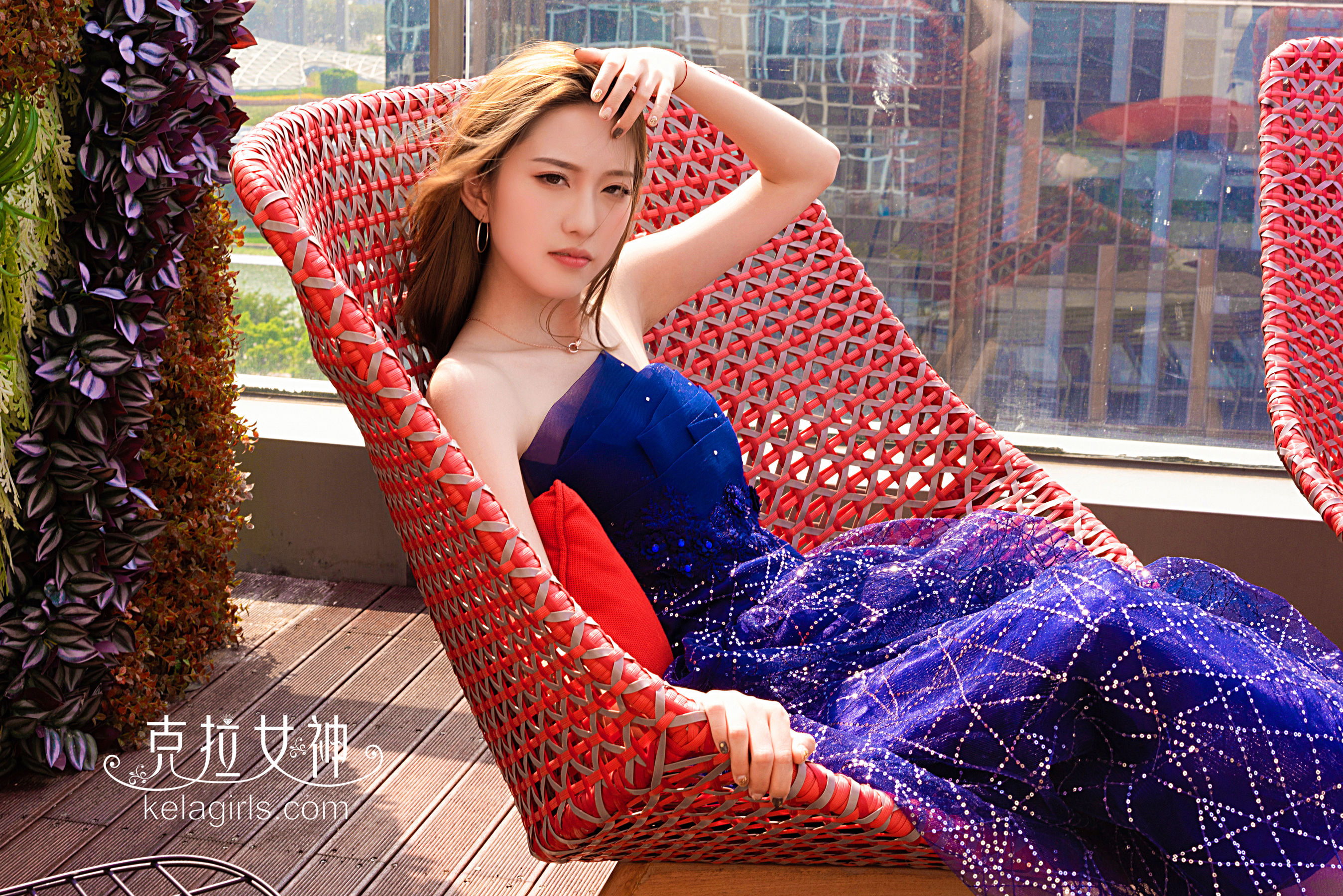 [克拉女神Kelagirls]  芊芊 天台露足