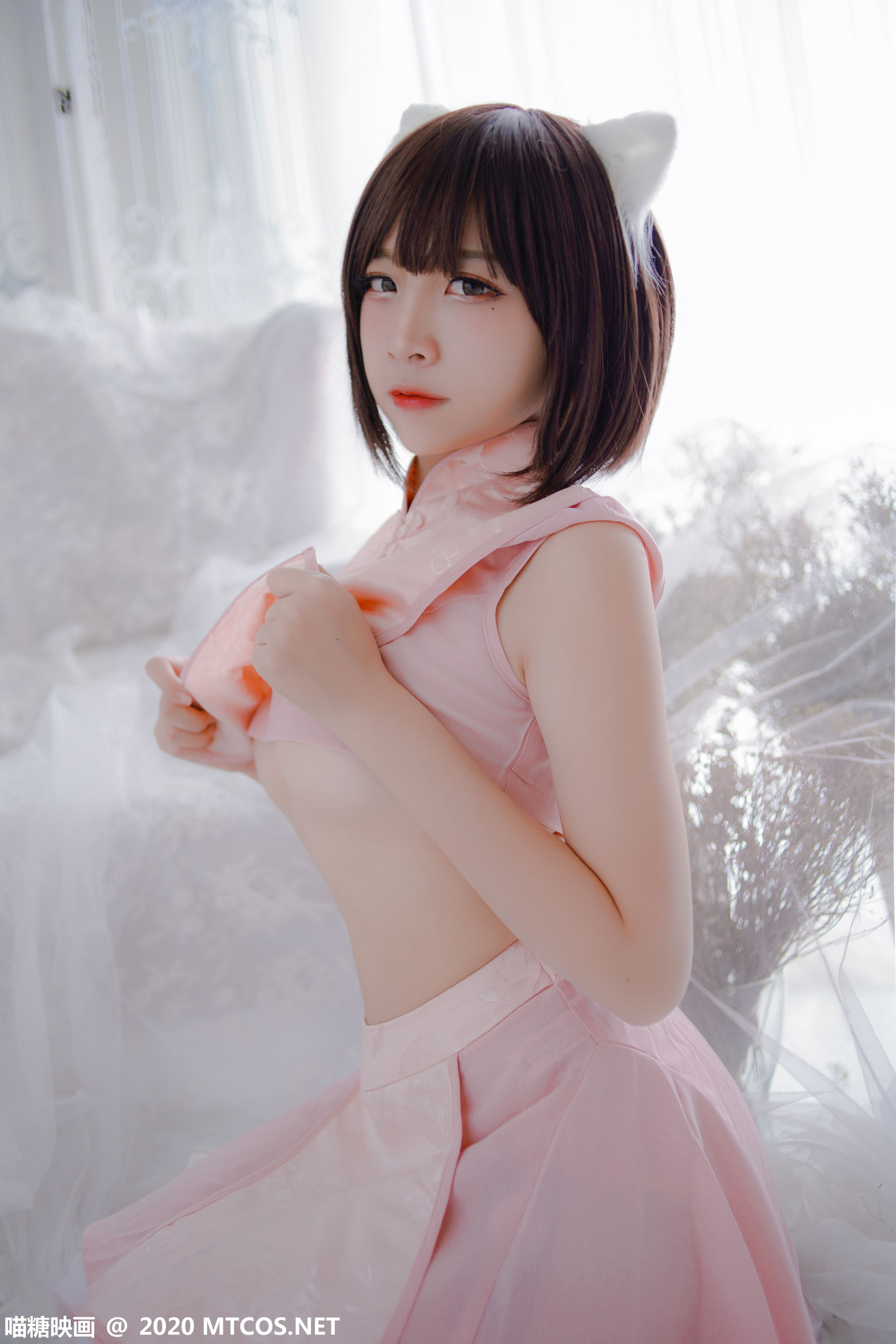 [喵糖映画] HML.026 二佐Nisa  粉系旗袍
