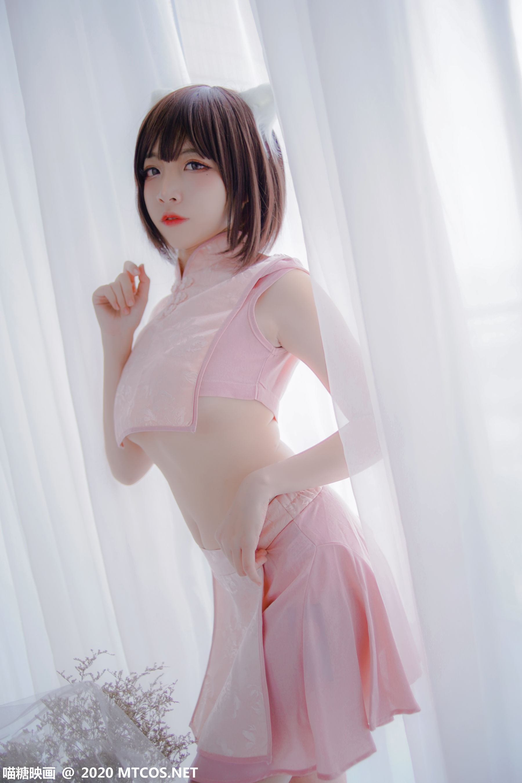 [喵糖映画] HML.026 二佐Nisa  粉系旗袍