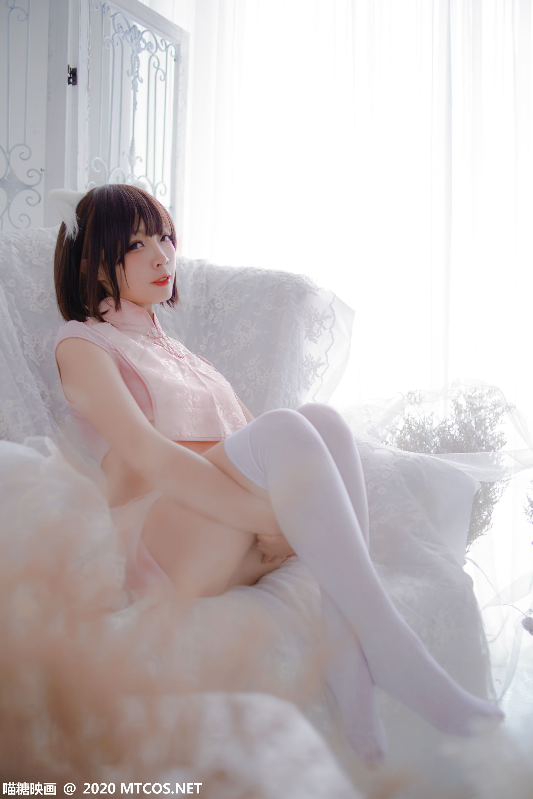 [喵糖映画] HML.026 二佐Nisa  粉系旗袍