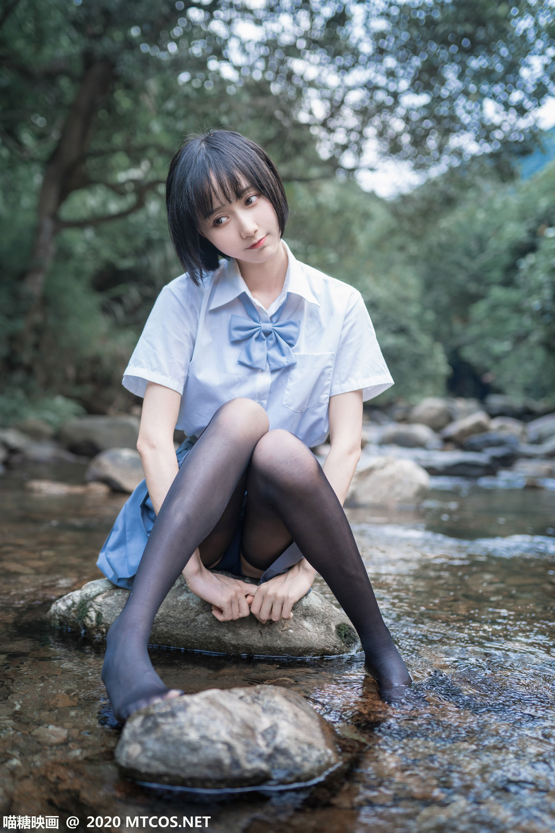 [喵糖映画] JKL.016  木绵绵  溪边JK制服
