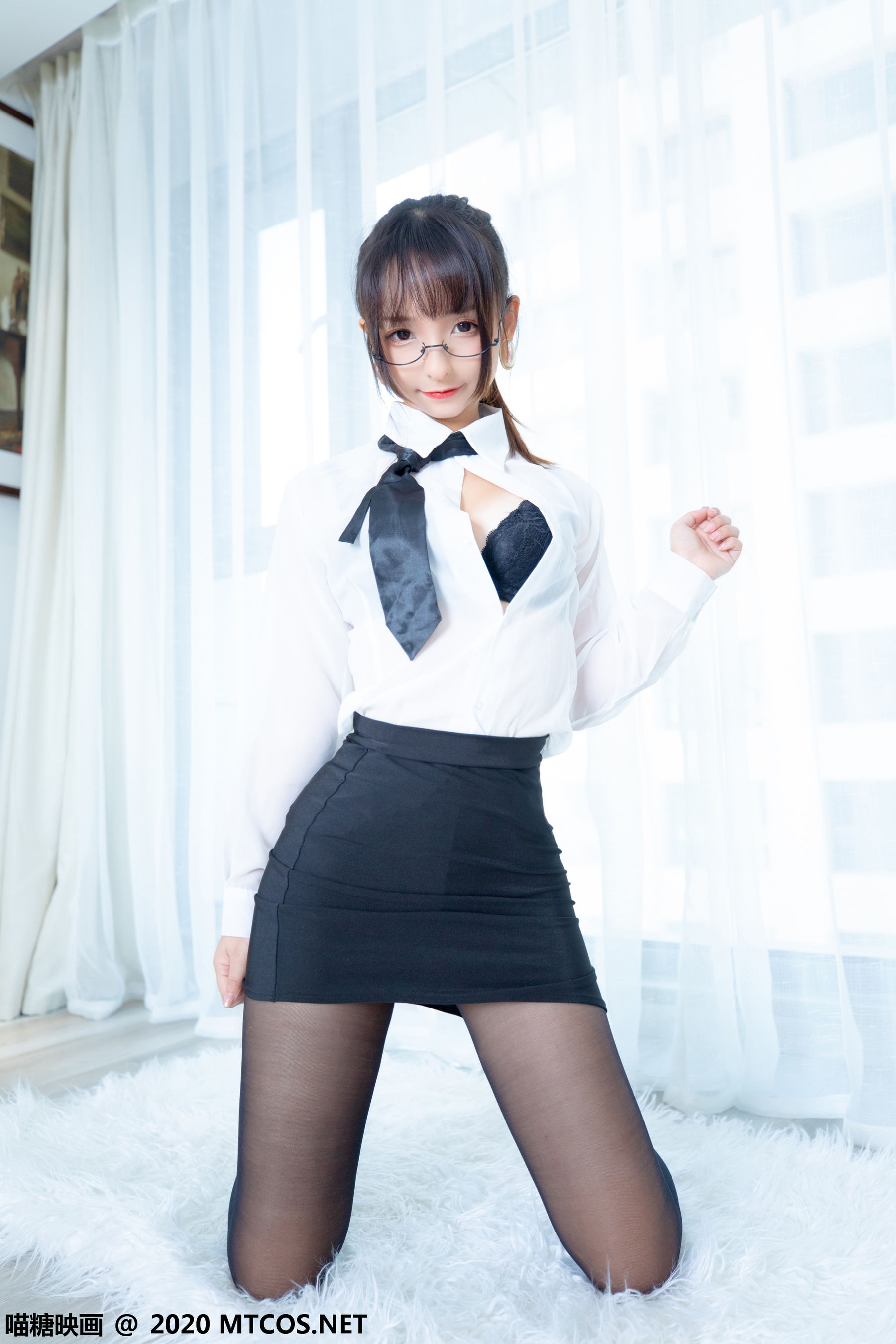 [喵糖映画] VOL.202 神楽坂真冬 OL制服裙