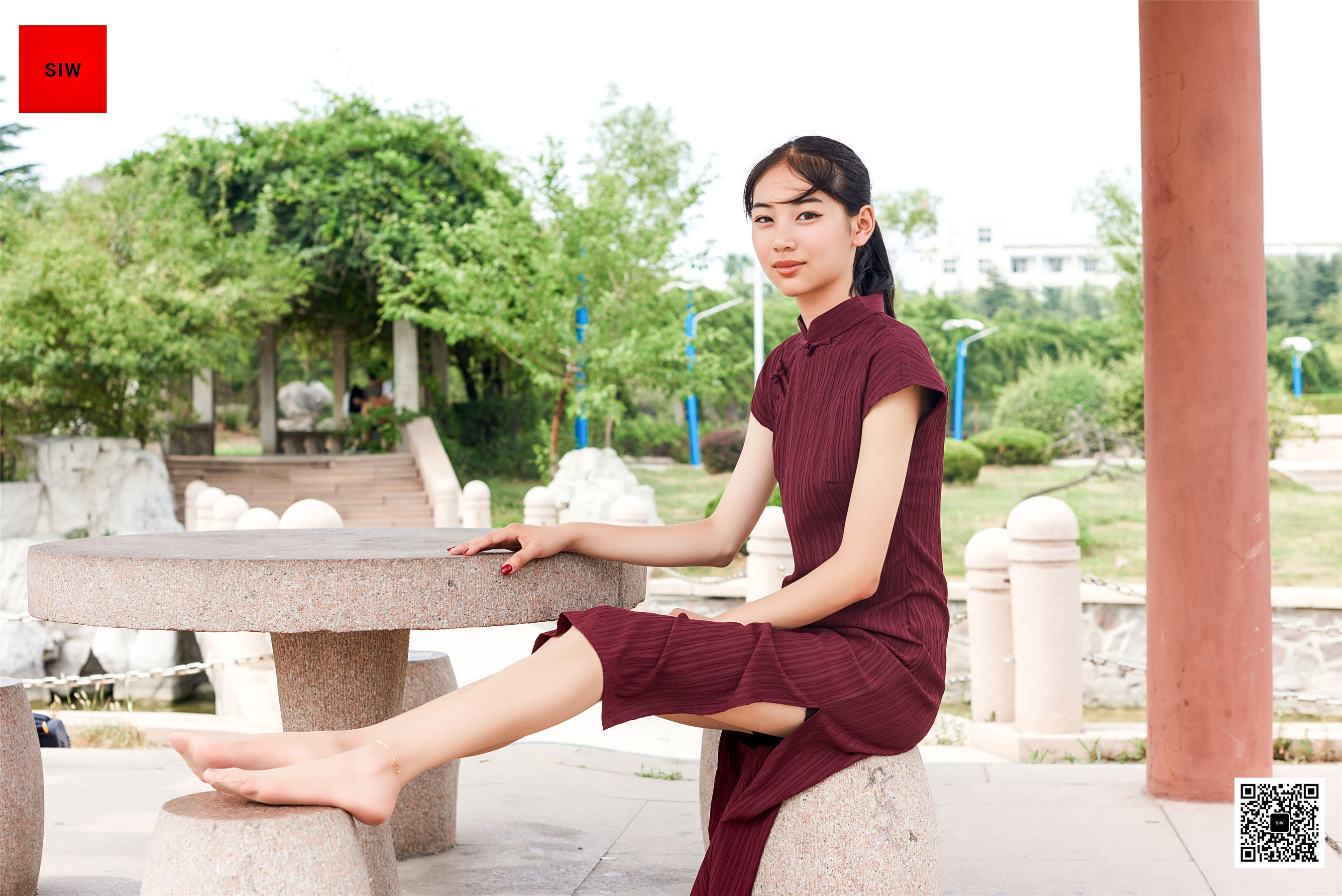 [斯文传媒SIW] 丽莉 湖畔旗袍秀