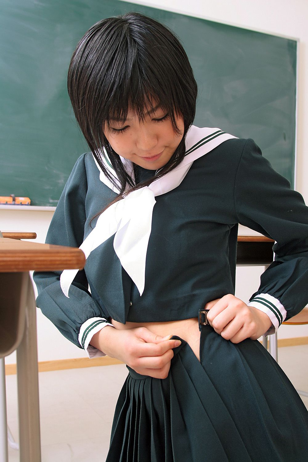 [DGC] NO.402 Chieri Taneda 種田ちえり 制服美少女天国