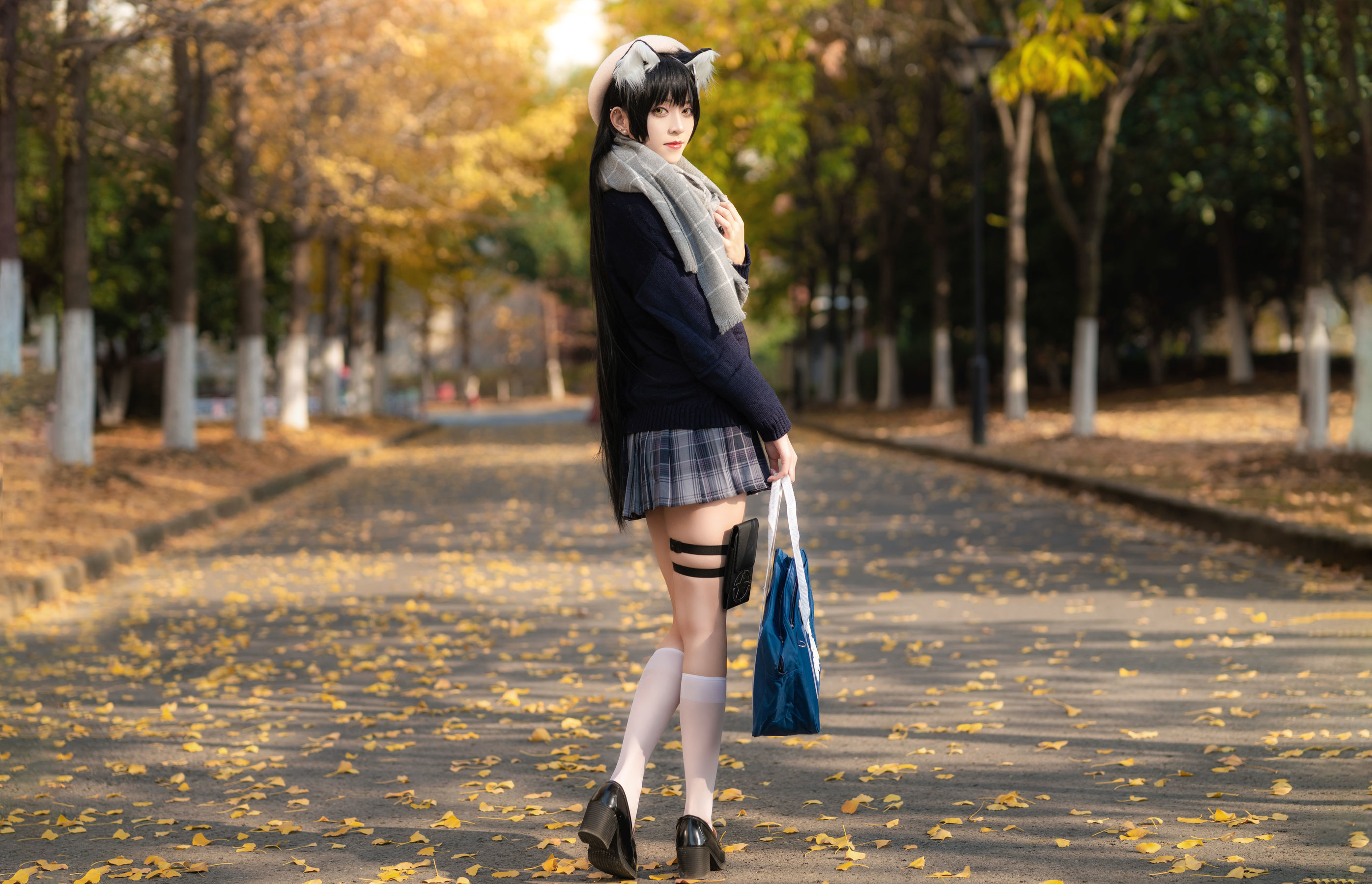 [COS福利] Coser__KETTOE - 95式纯白毕业季
