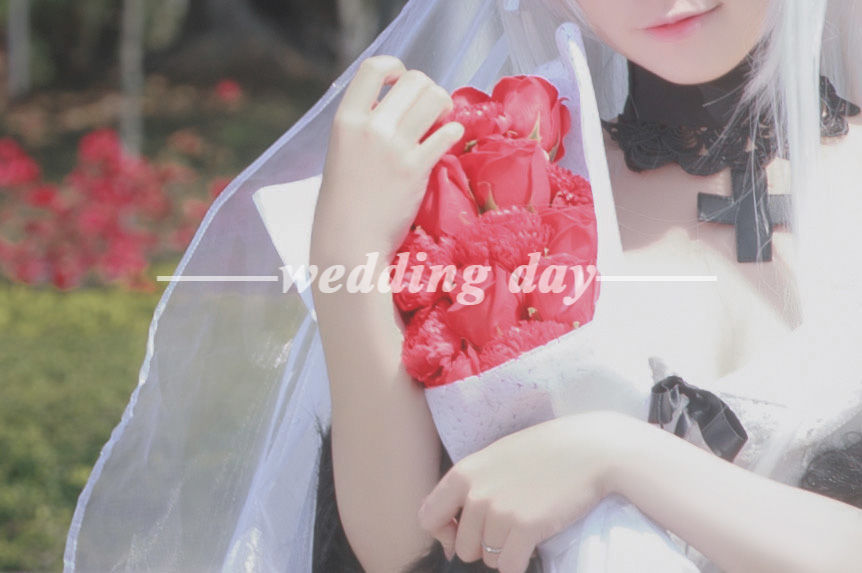 [COS福利] 动漫博主G44不会受伤 - 98K婚纱 德皇