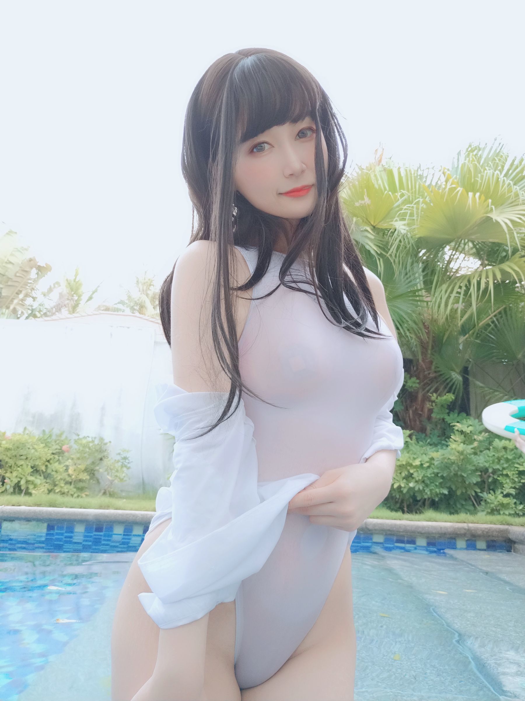 [COS福利] Coser小姐姐白银 - 游泳课