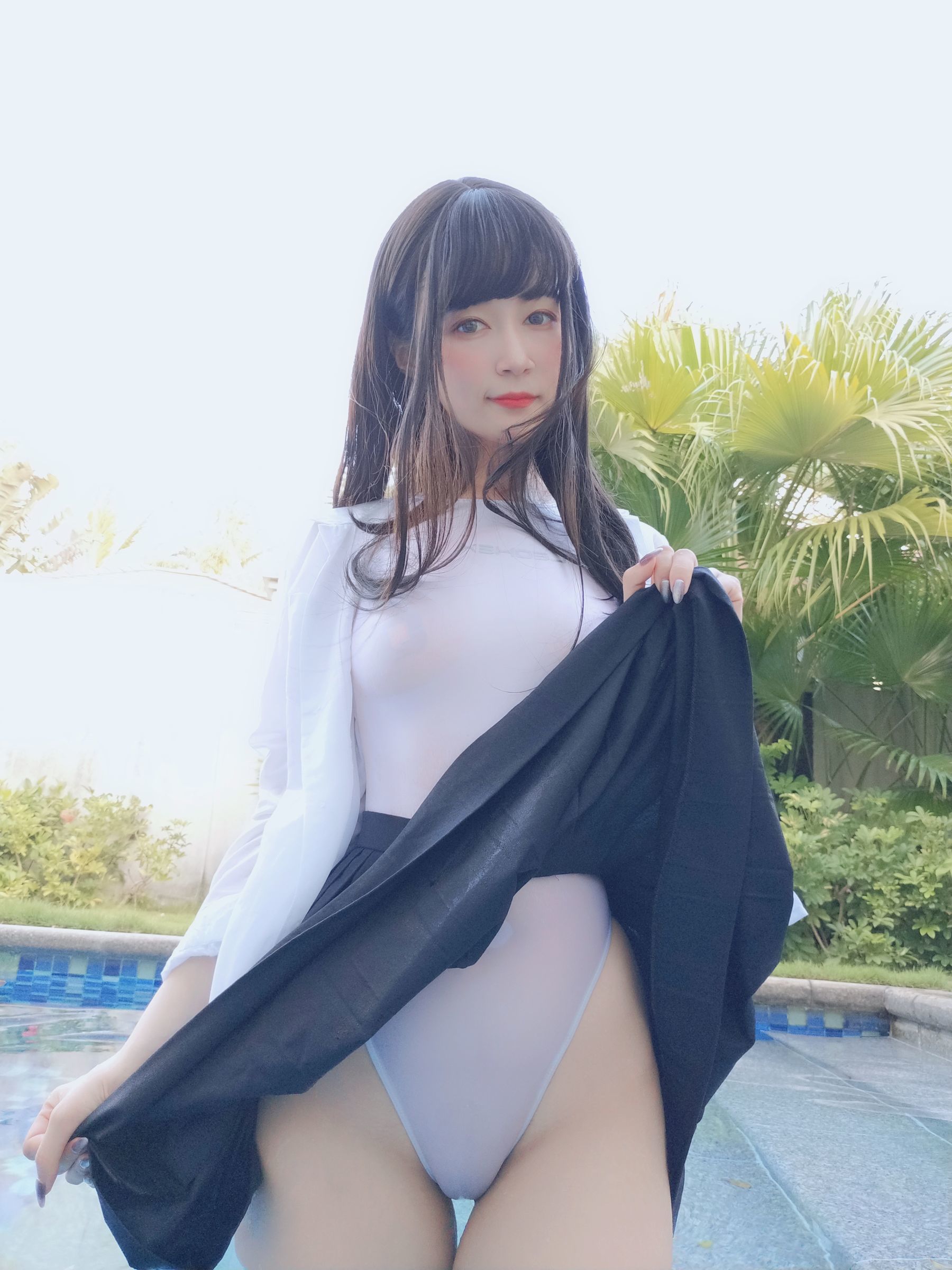 [COS福利] Coser小姐姐白银 - 游泳课
