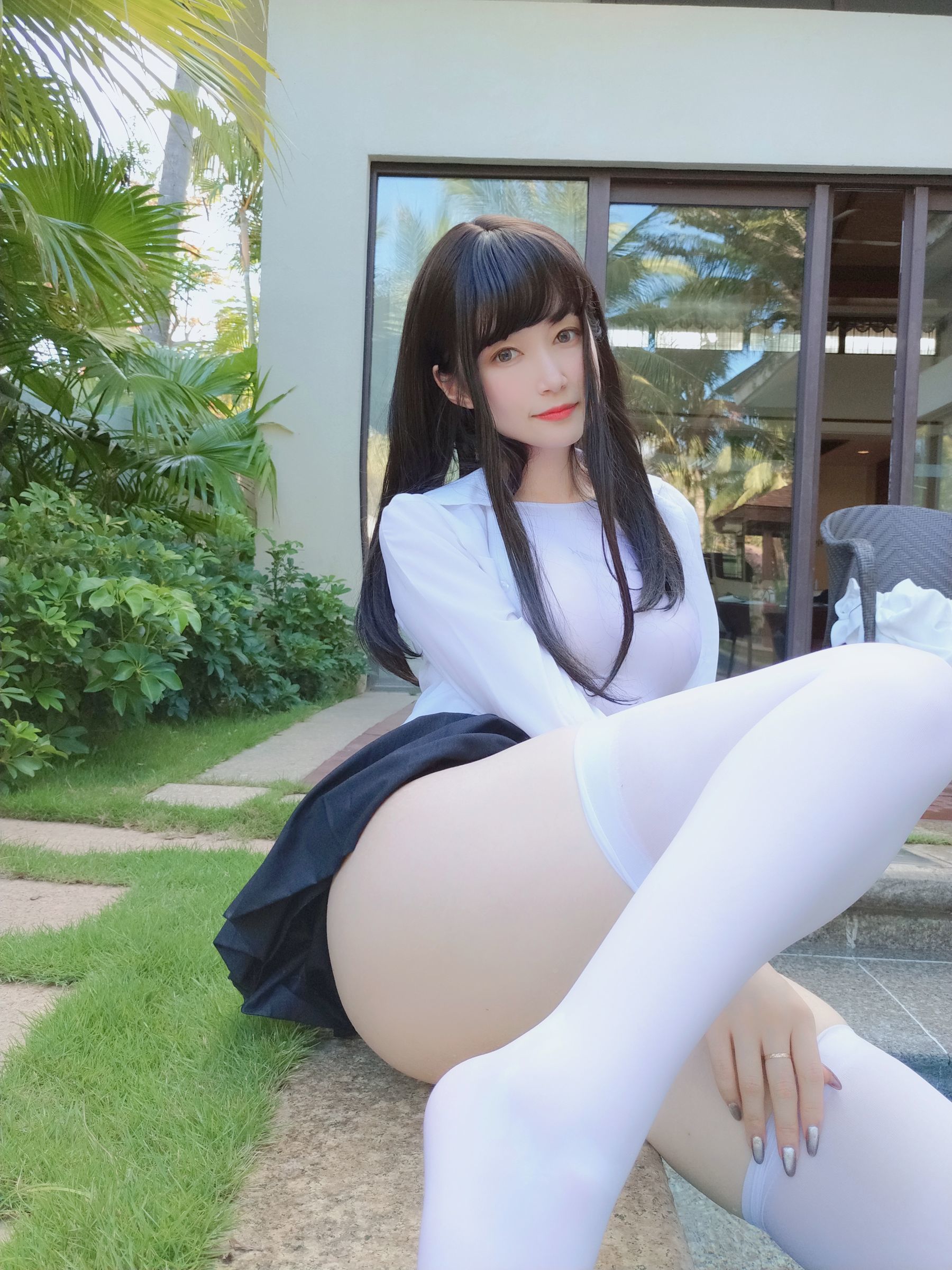 [COS福利] Coser小姐姐白银 - 游泳课