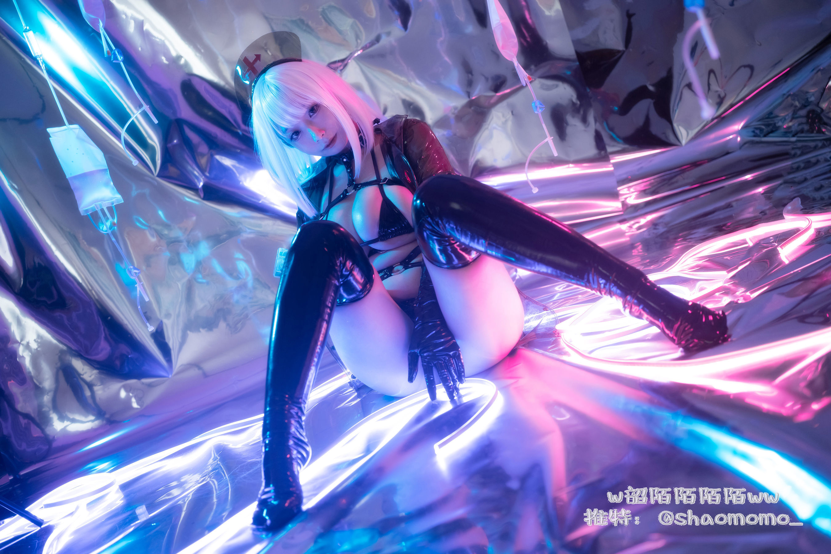 [COS福利] Cosplay美女韶陌陌 - 透明护士
