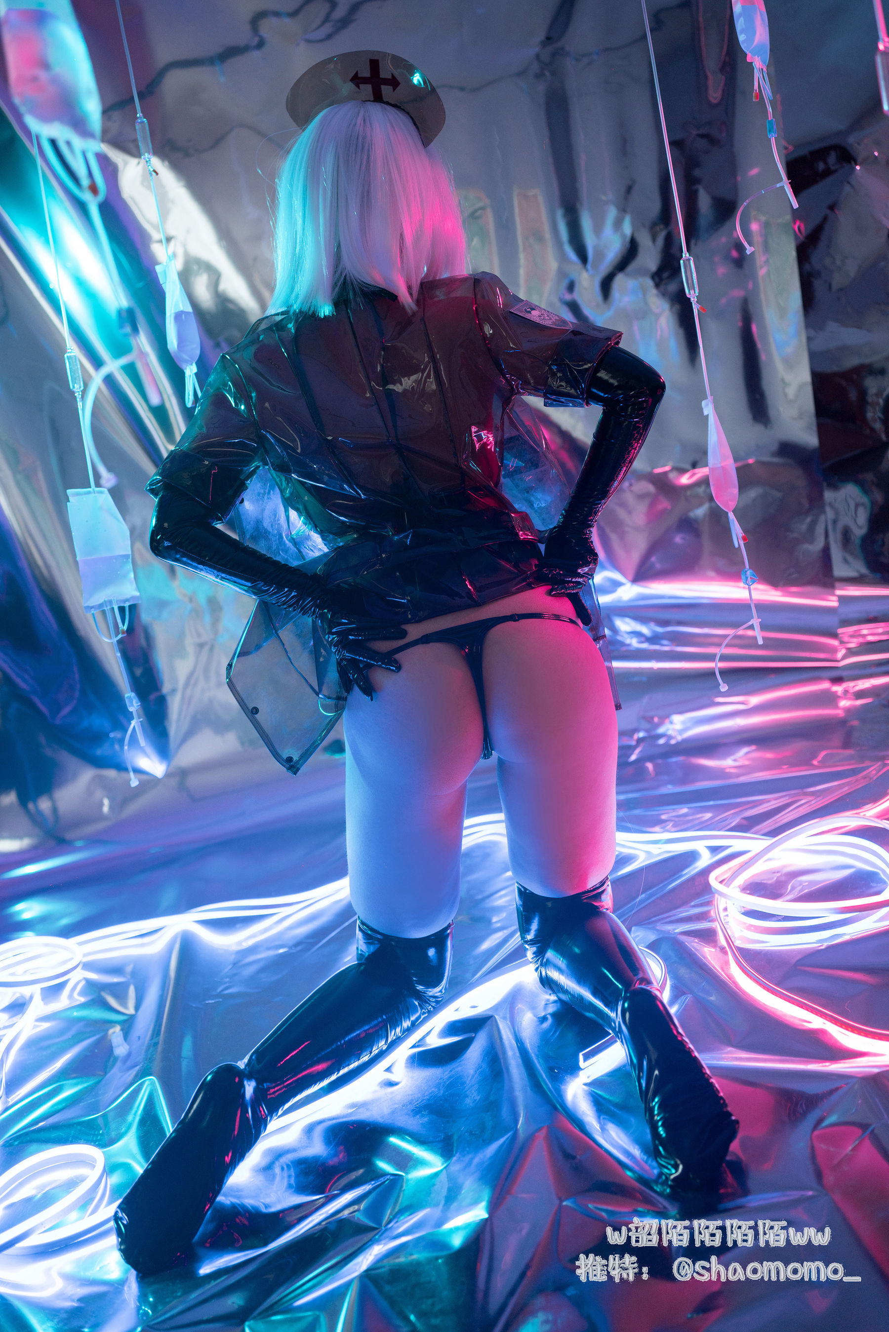 [COS福利] Cosplay美女韶陌陌 - 透明护士