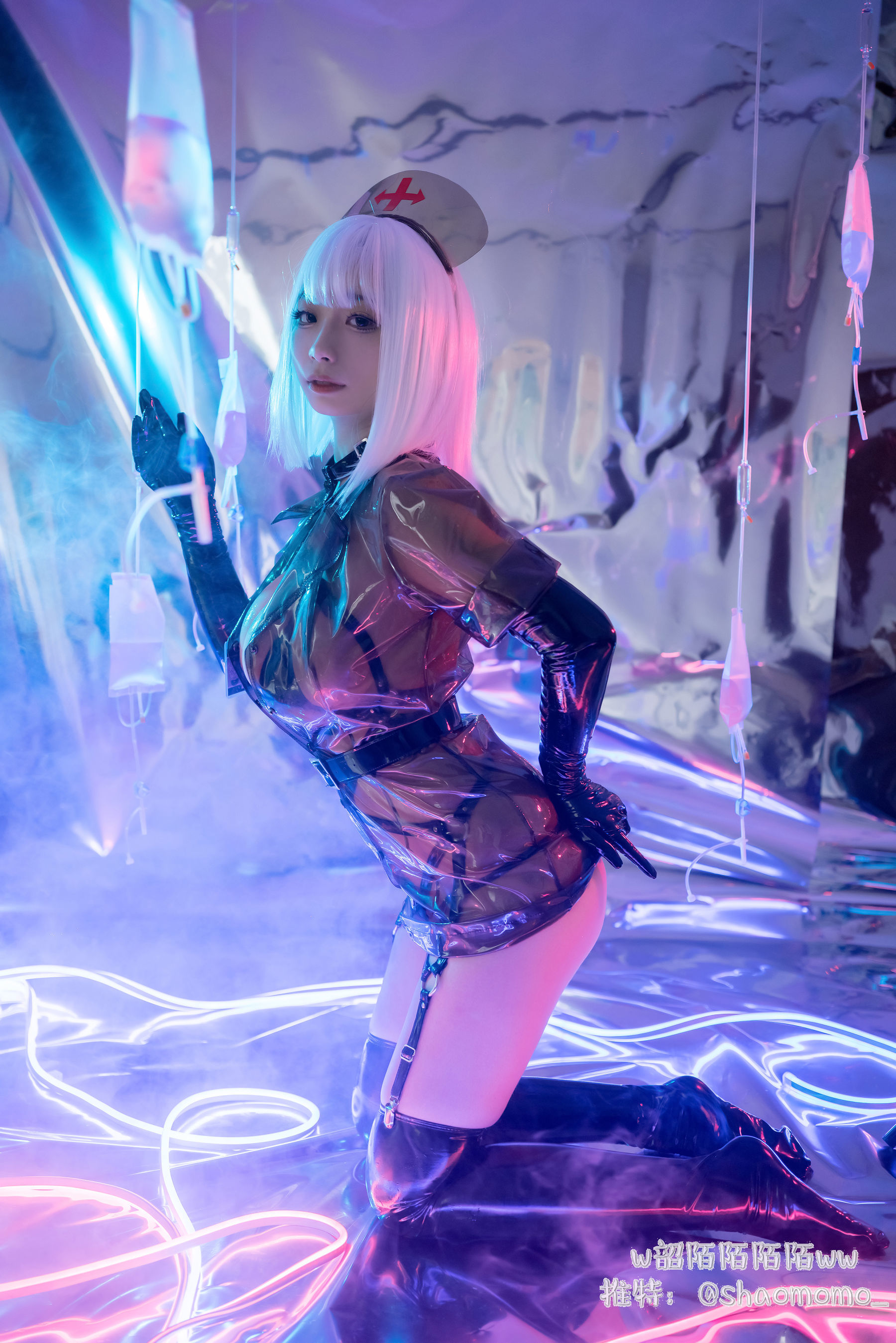 [COS福利] Cosplay美女韶陌陌 - 透明护士