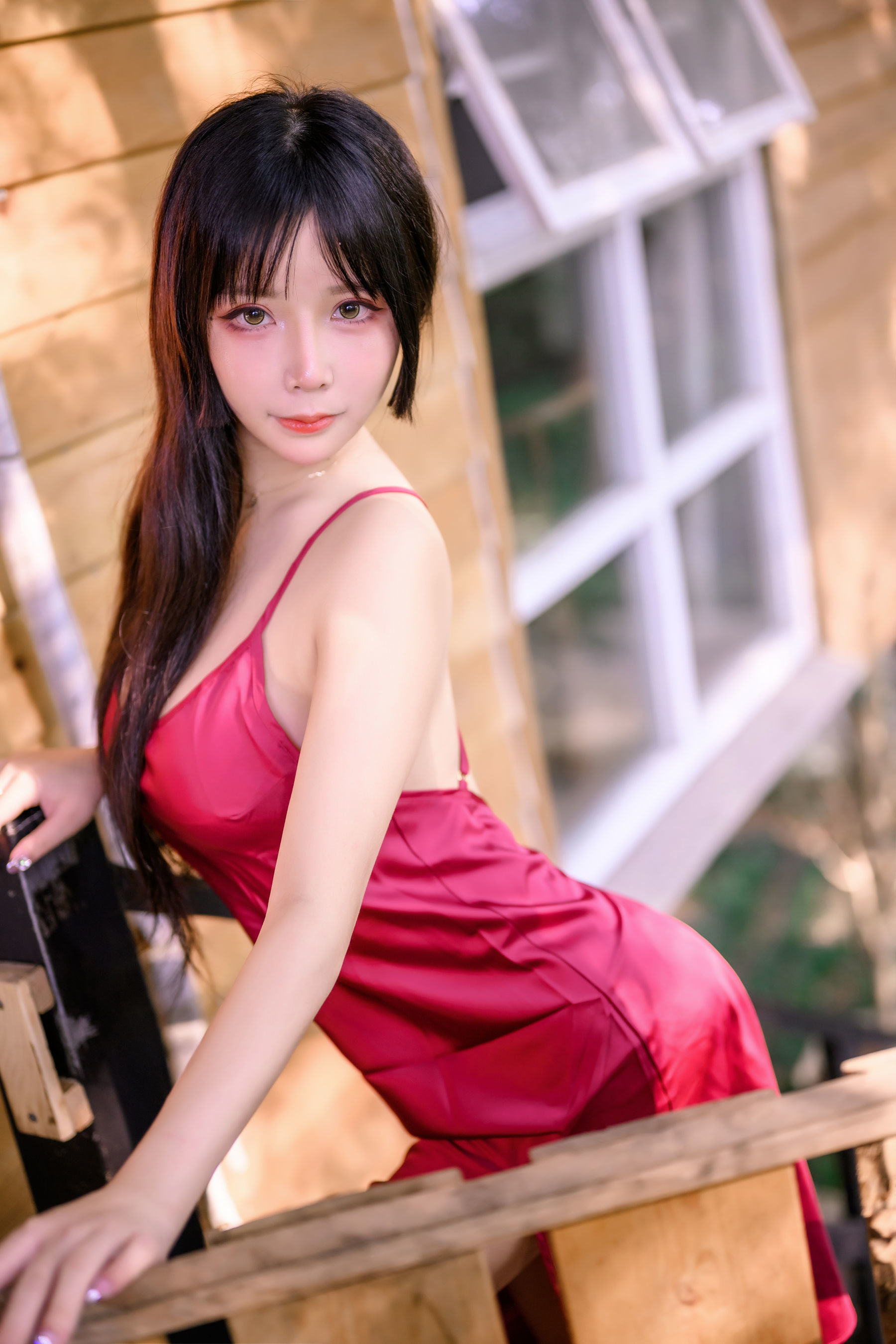 [COS福利] 二次元妹子抱走莫子aa - 室外性感