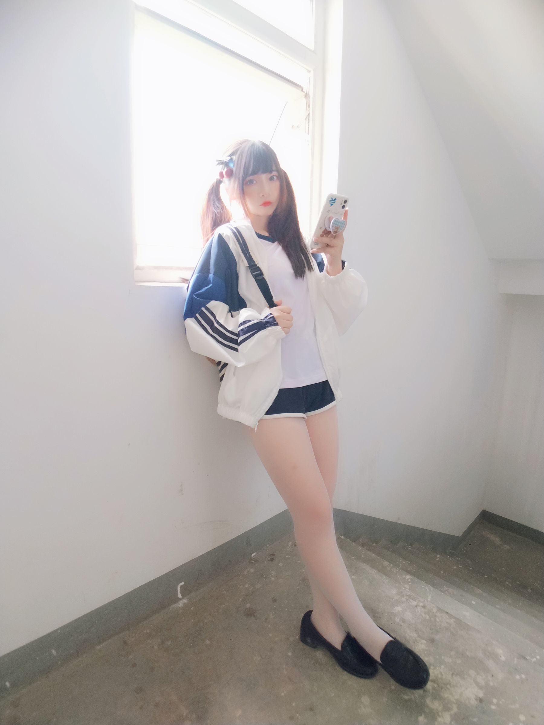 [COS福利] 二次元美女古川kagura - 白丝体操运动服