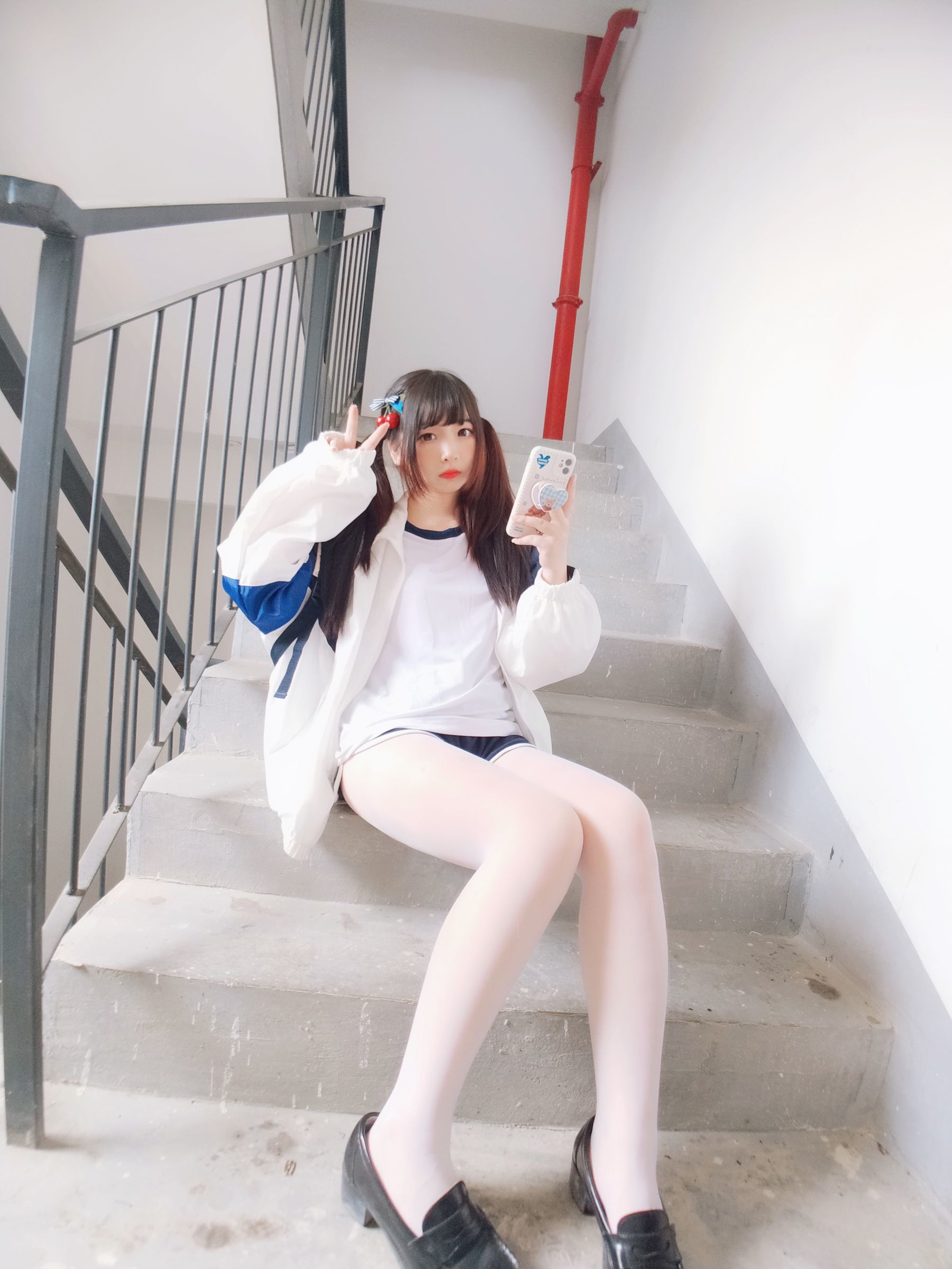 [COS福利] 二次元美女古川kagura - 白丝体操运动服