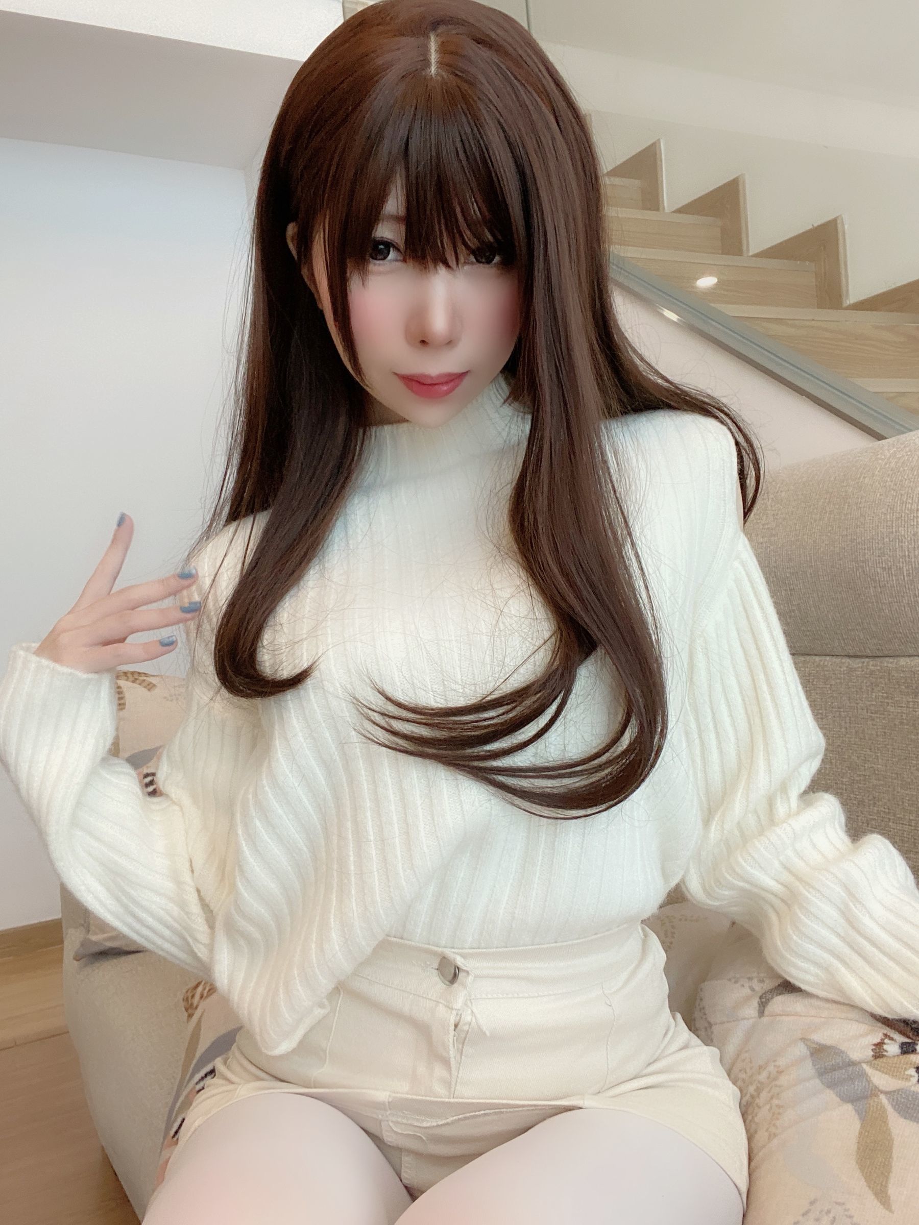 [COS福利] 二次元巨乳美女鹿野希 - 草莓女友
