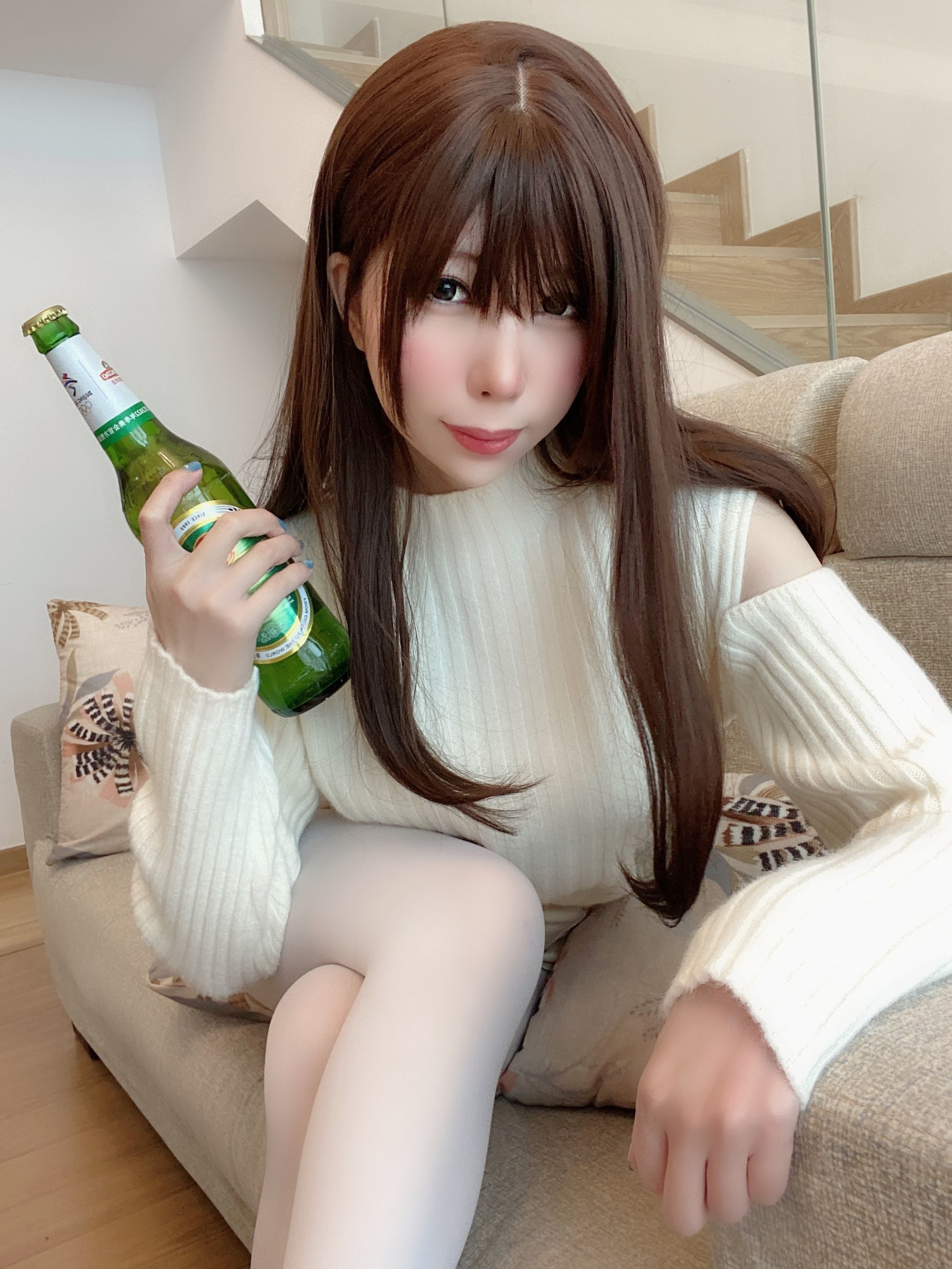 [COS福利] 二次元巨乳美女鹿野希 - 草莓女友