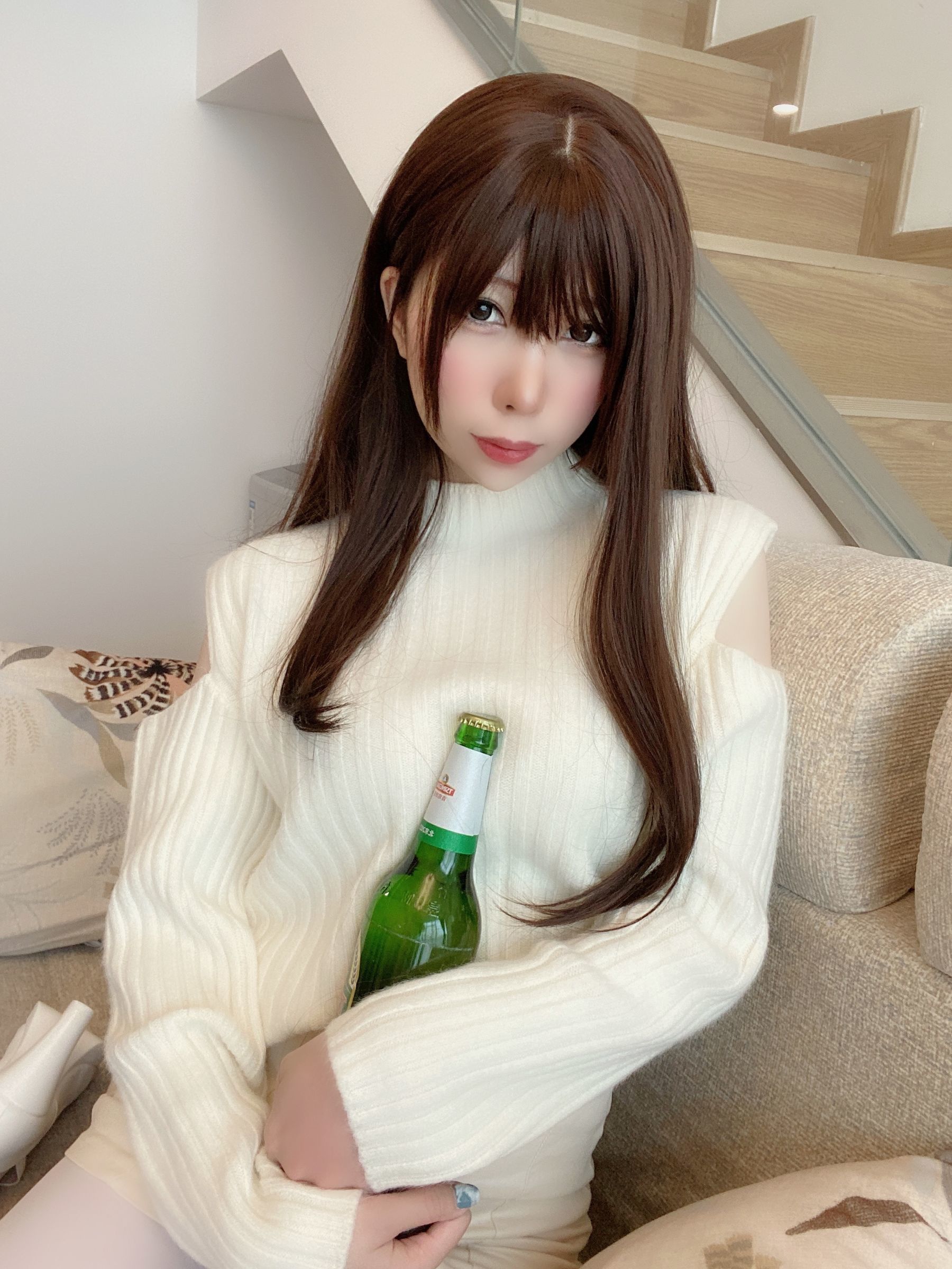 [COS福利] 二次元巨乳美女鹿野希 - 草莓女友