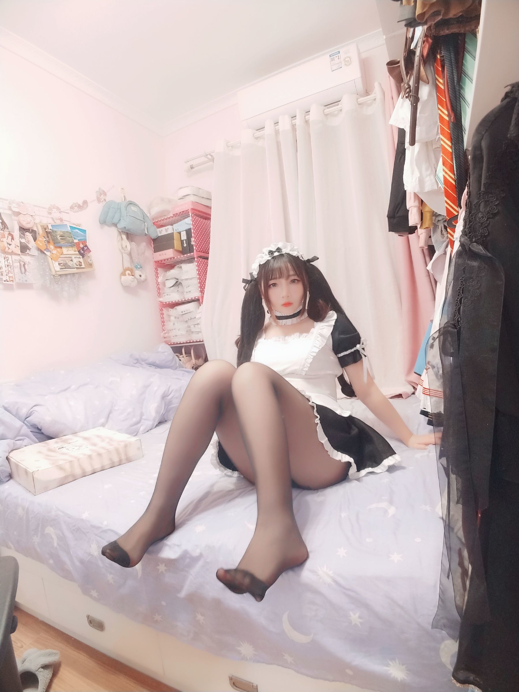 [COS福利] 二次元美女古川kagura - 黑丝女仆