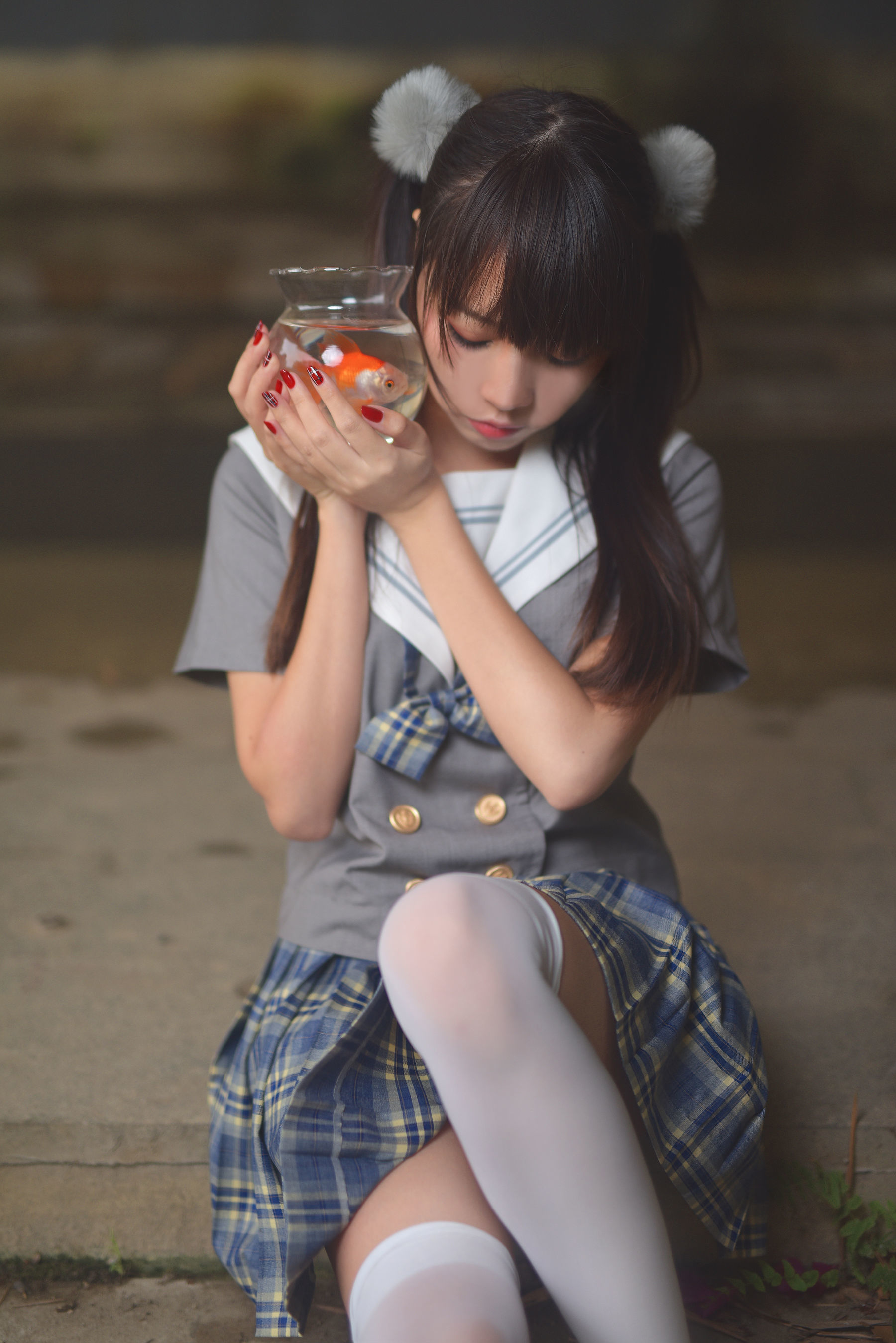 [COS福利] 人气Coser二佐Nisa - JK水手服