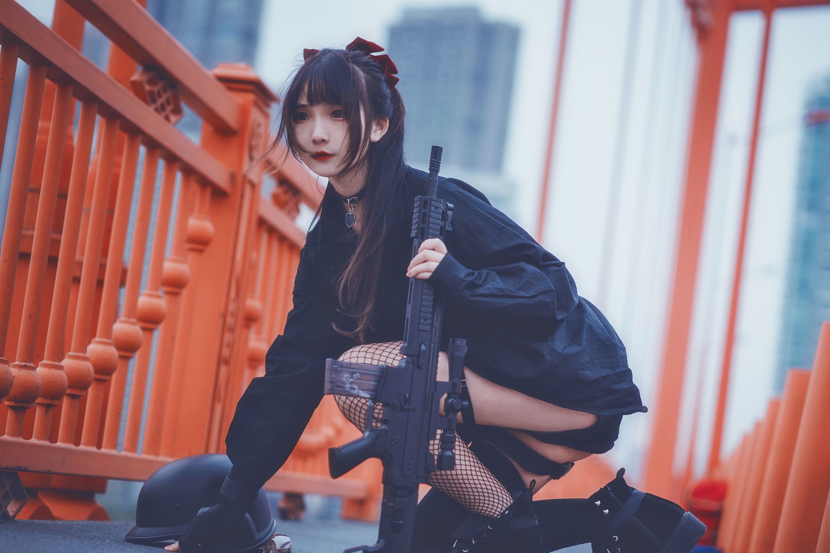 [COS福利] 二次元美女古川kagura - 武装JK