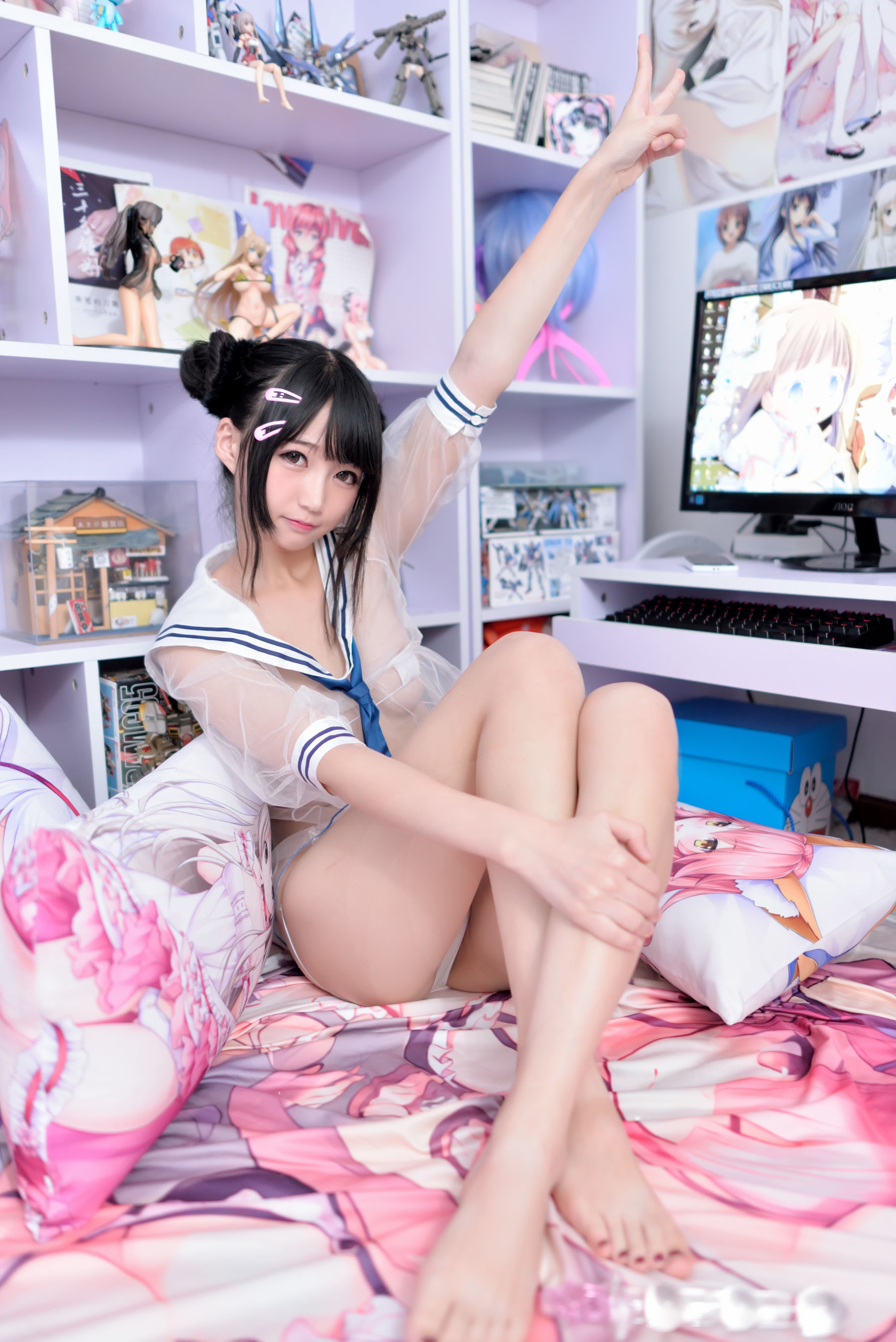 [COS福利] NAGISA魔物喵 - 电玩少女