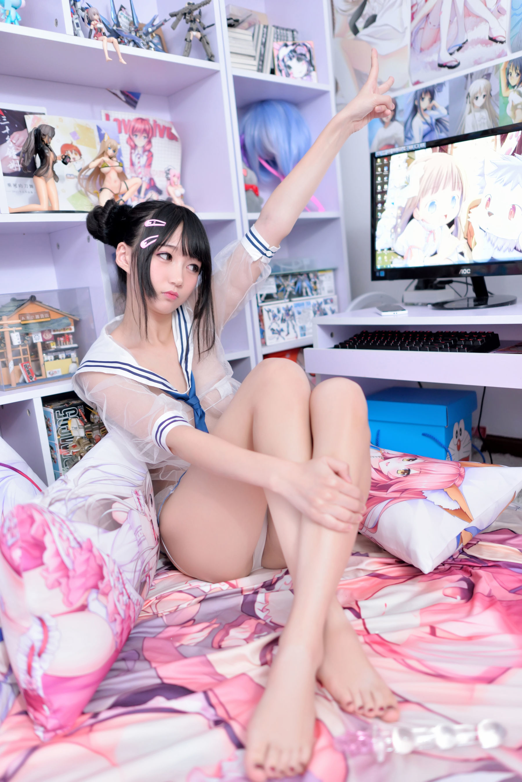 [COS福利] NAGISA魔物喵 - 电玩少女
