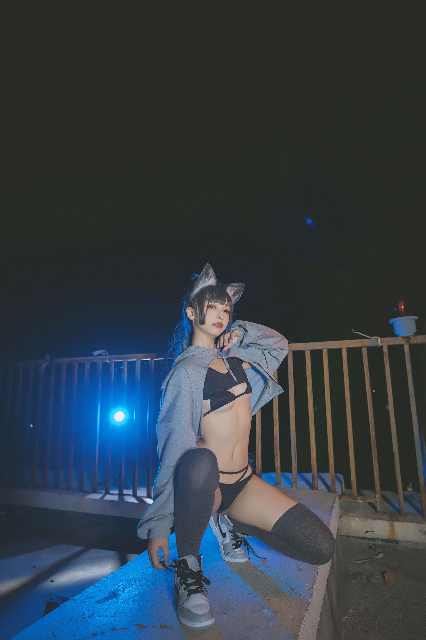 [COS福利] 萝莉神楽板真冬之危険な耳-狼妹&兔娘