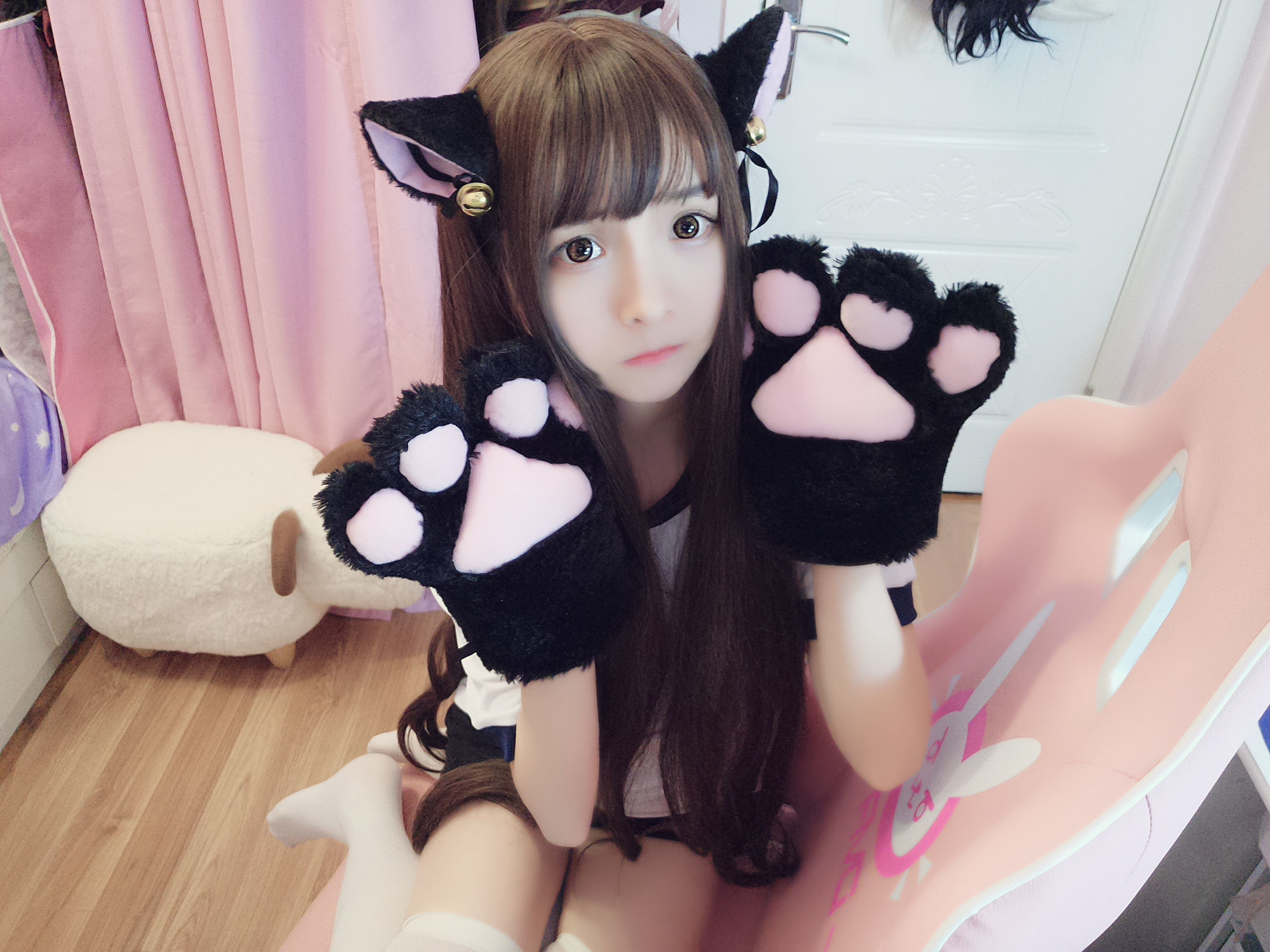 [COS福利] 二次元美女古川kagura - 猫耳体操