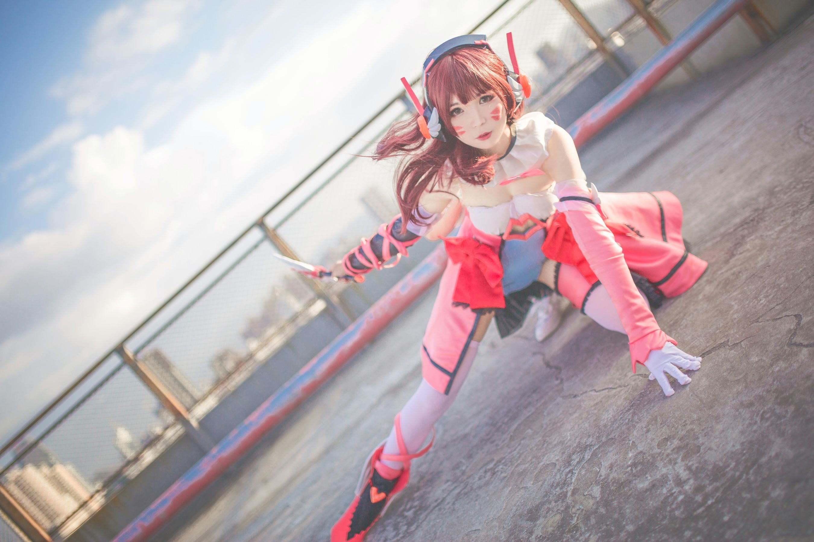 [COS福利] 动漫博主北之北 - 守望先锋 魔法少女D.VA