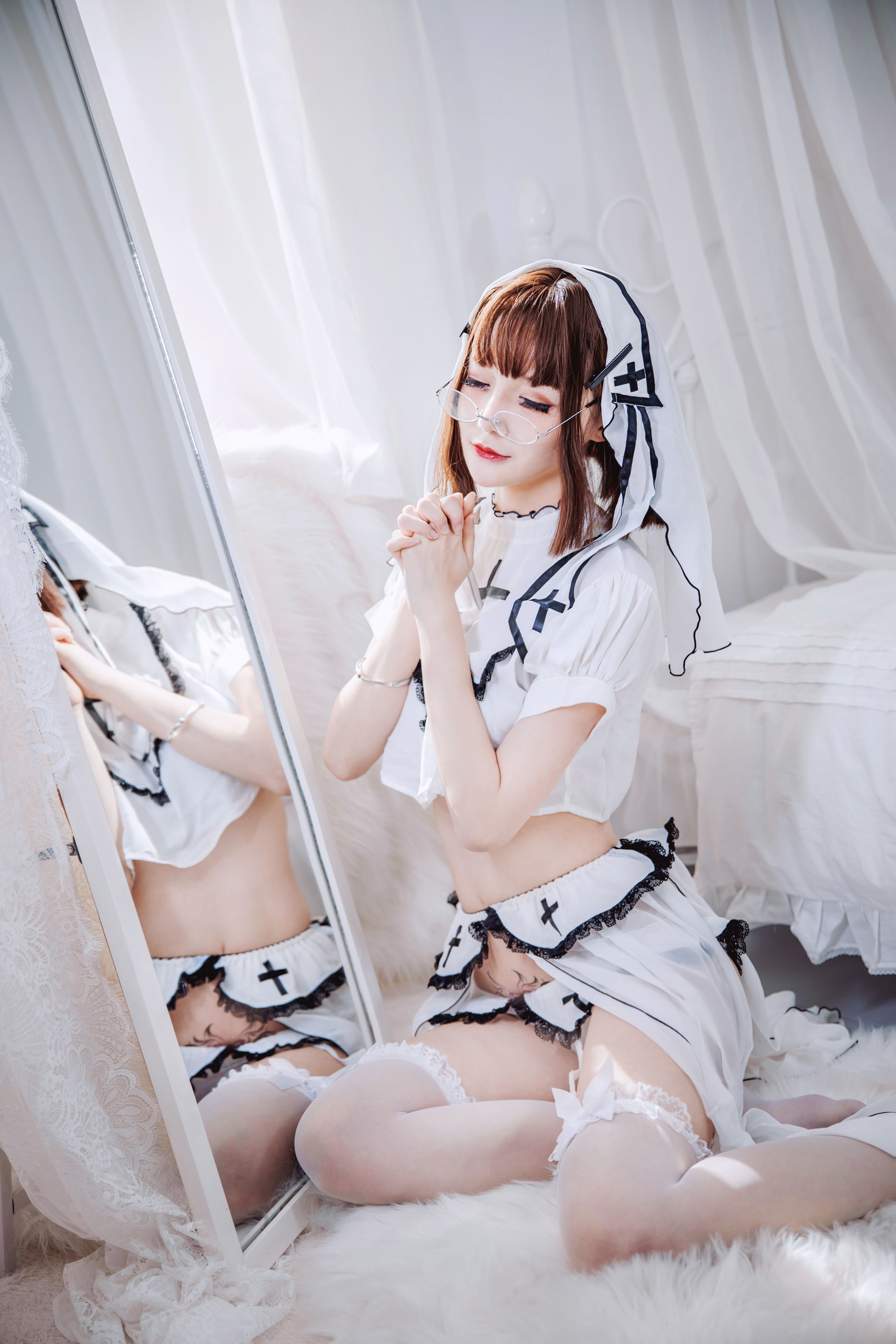 [COS福利] COS妹子仙九Airi - 修女