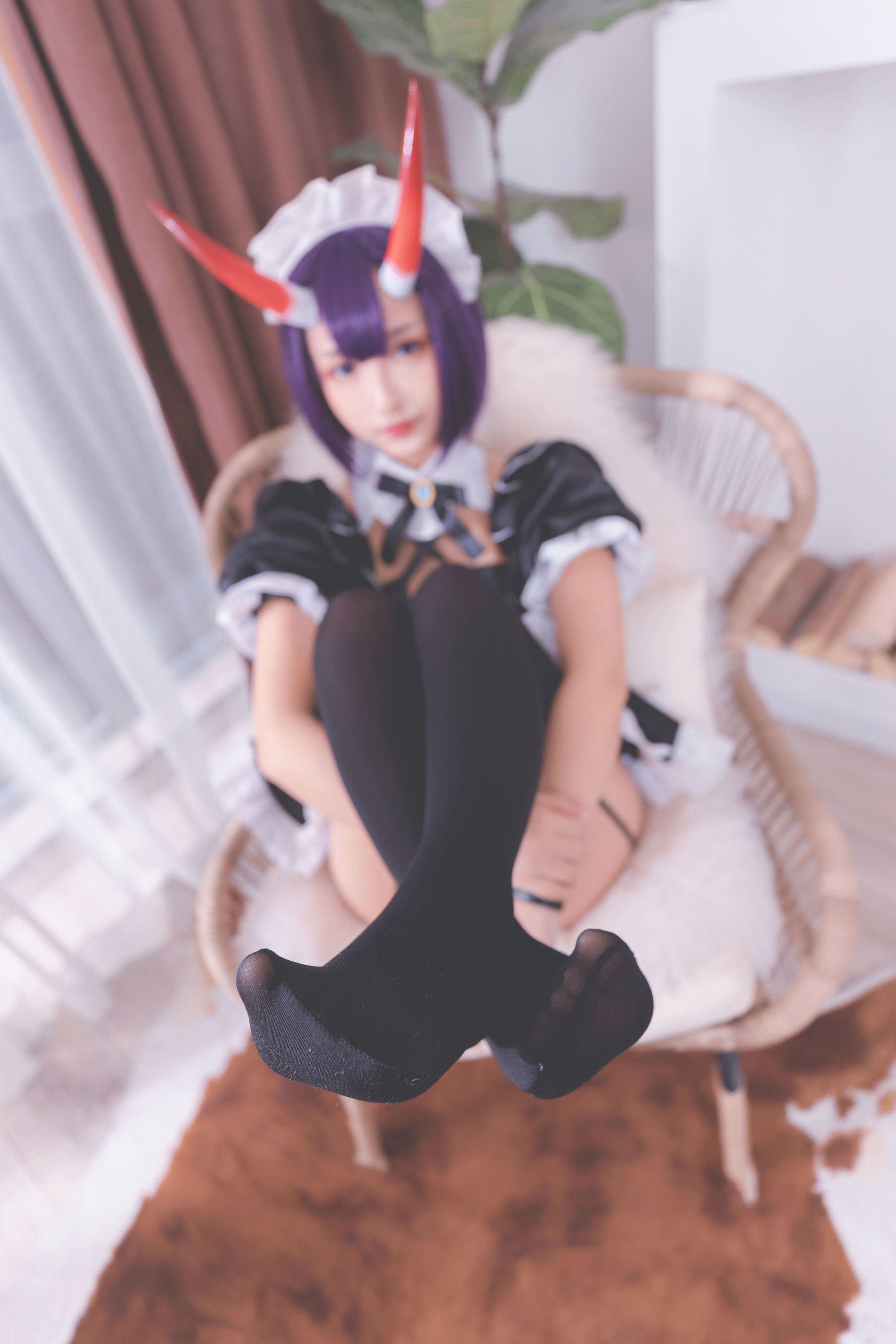 [COS福利] 萝莉神楽板真冬之果実の酒気-酒吞cos
