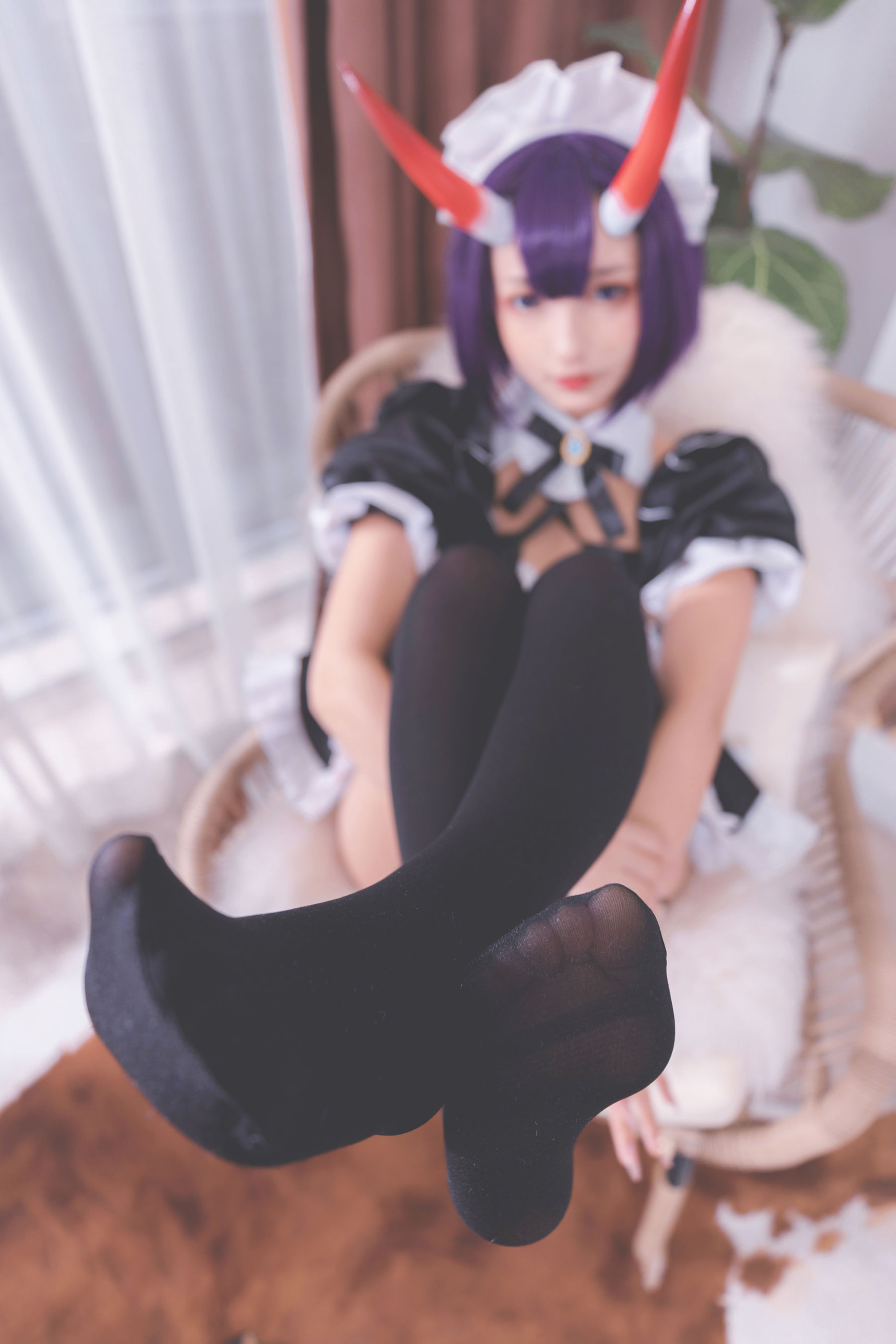 [COS福利] 萝莉神楽板真冬之果実の酒気-酒吞cos