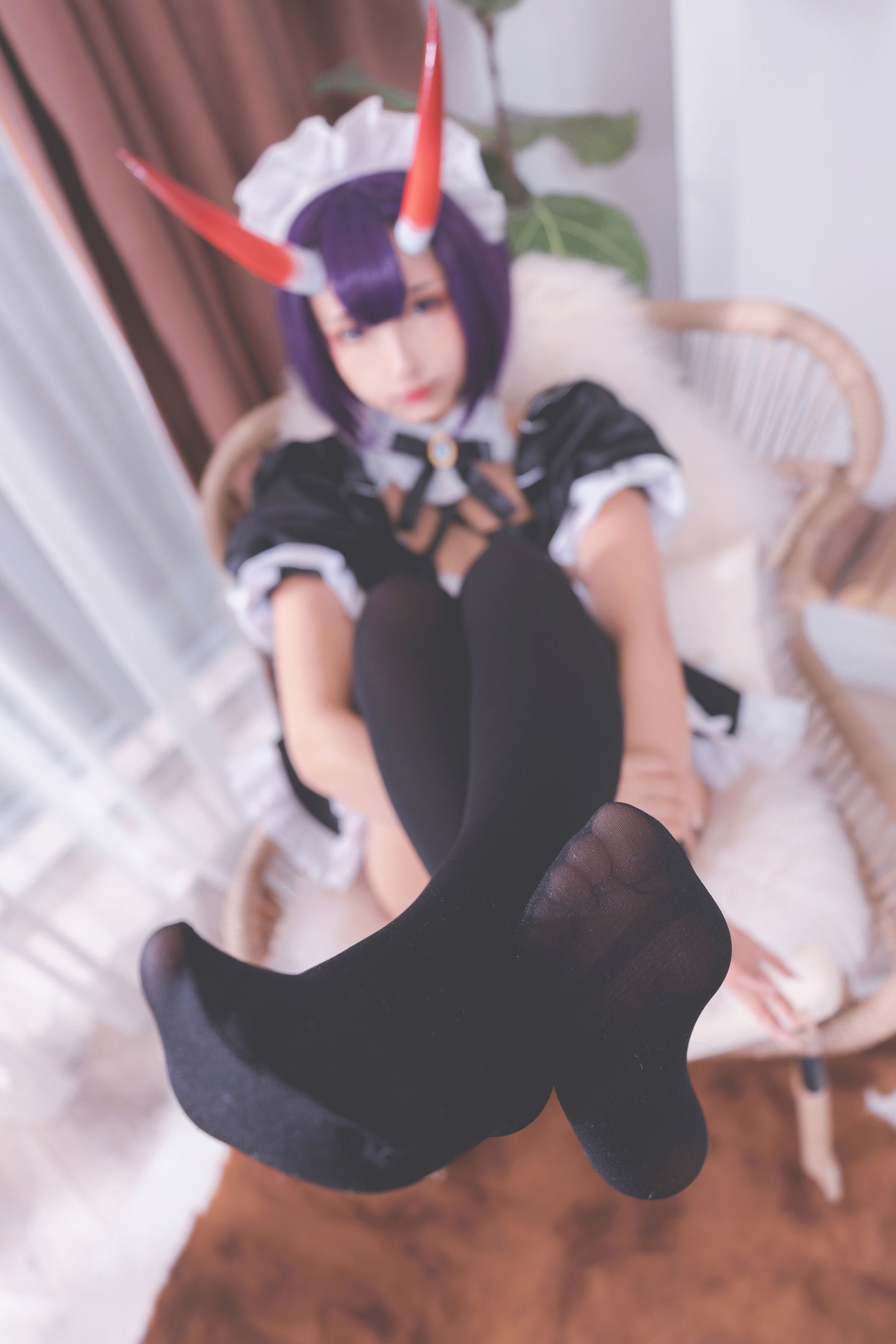 [COS福利] 萝莉神楽板真冬之果実の酒気-酒吞cos
