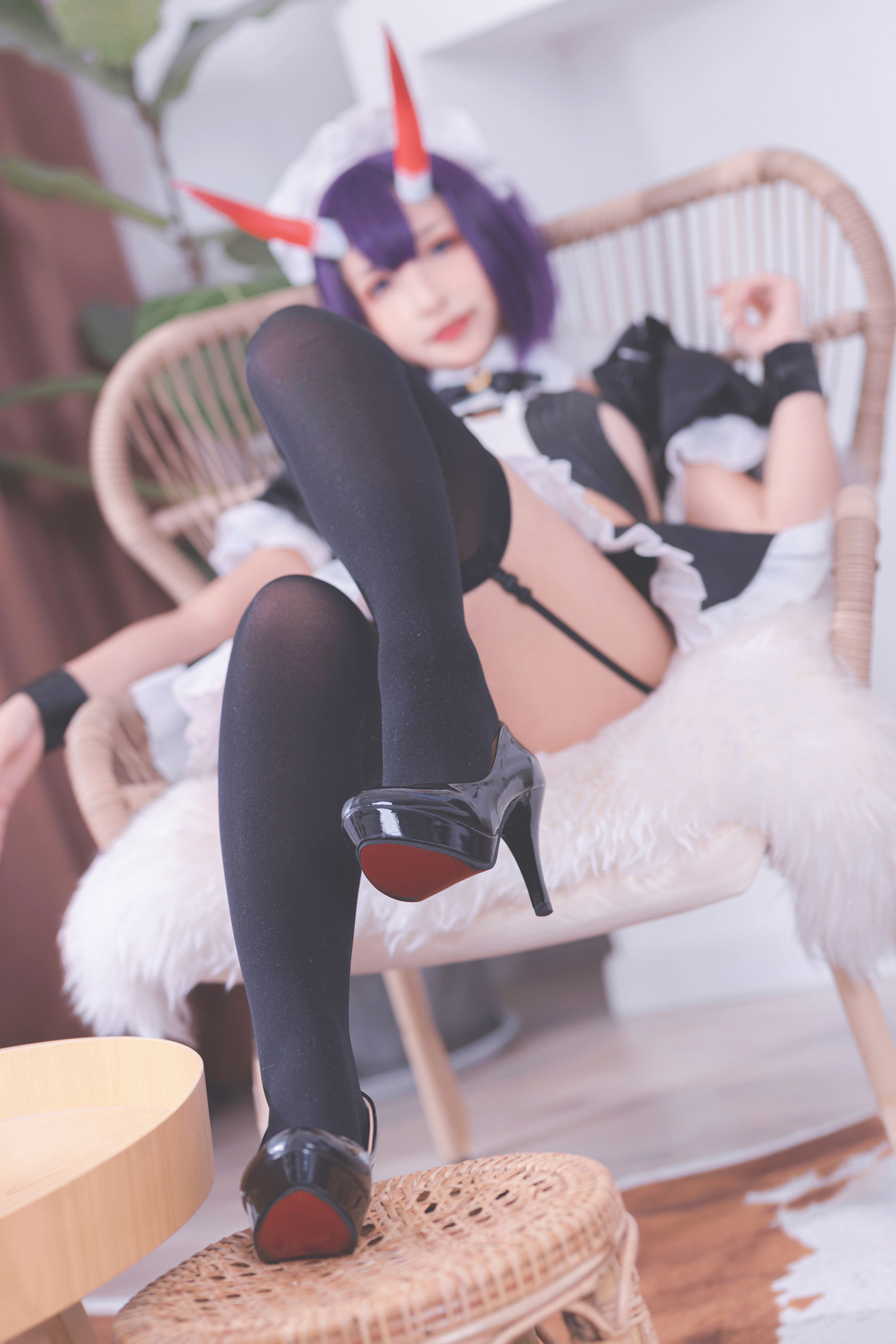 [COS福利] 萝莉神楽板真冬之果実の酒気-酒吞cos