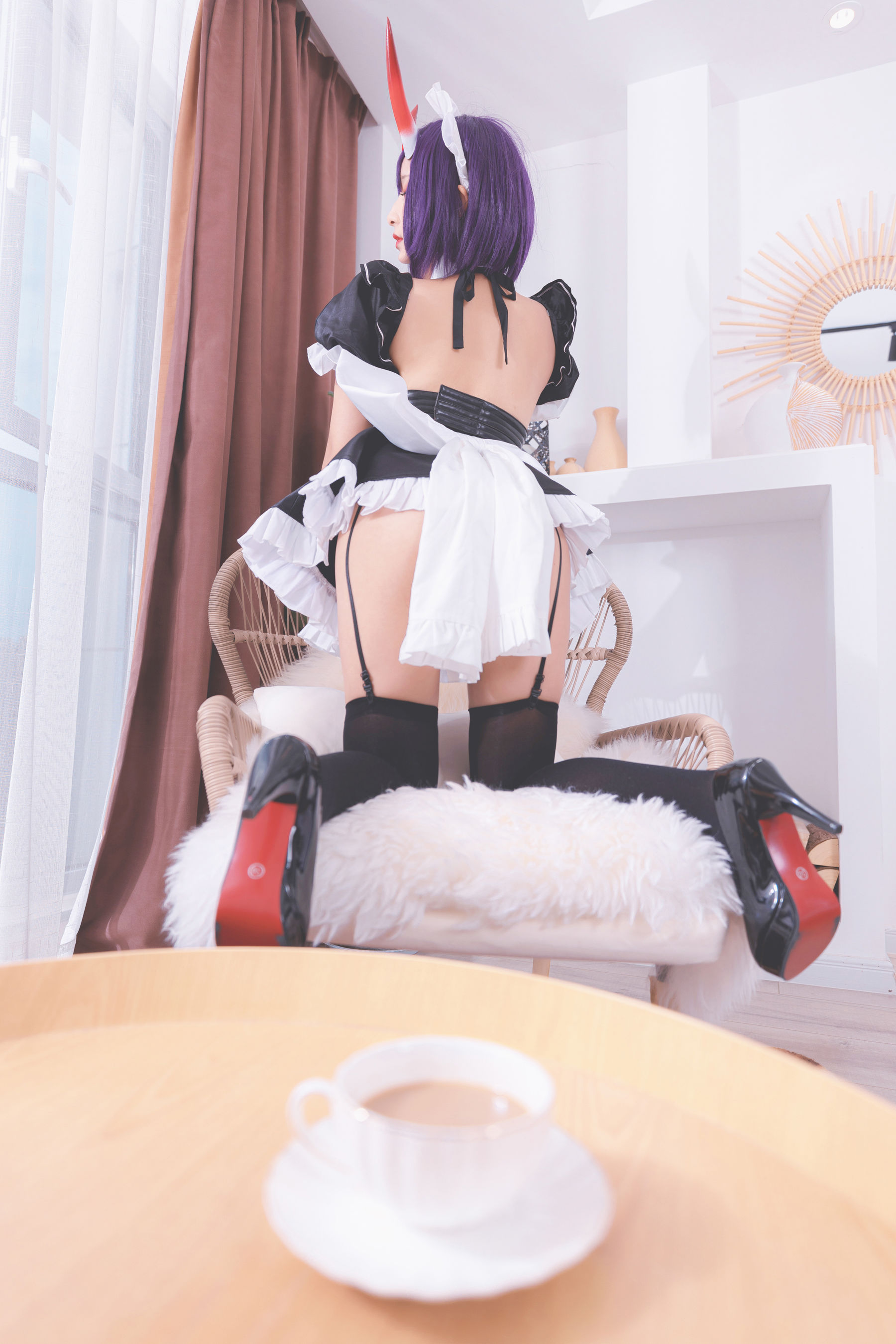 [COS福利] 萝莉神楽板真冬之果実の酒気-酒吞cos