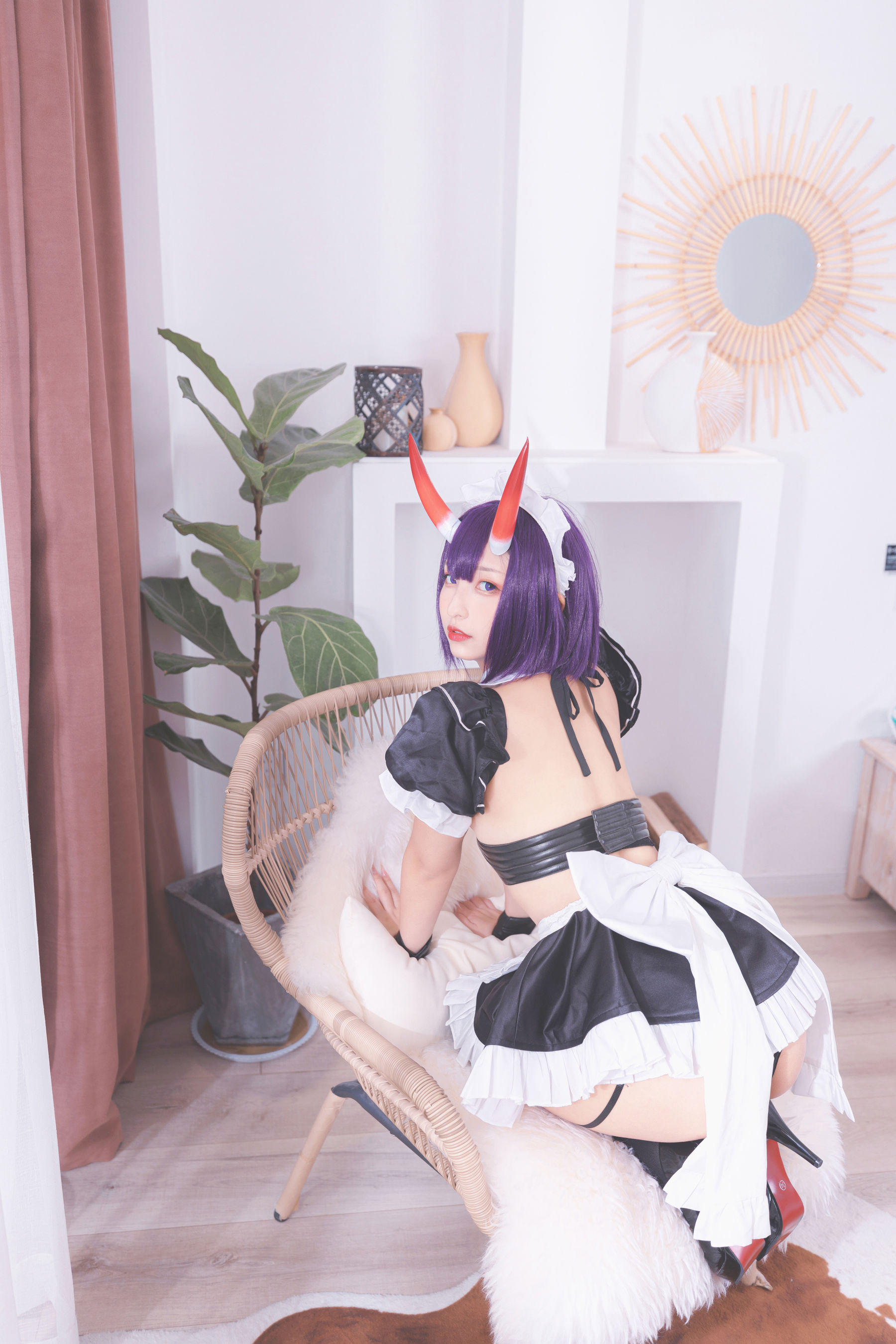 [COS福利] 萝莉神楽板真冬之果実の酒気-酒吞cos