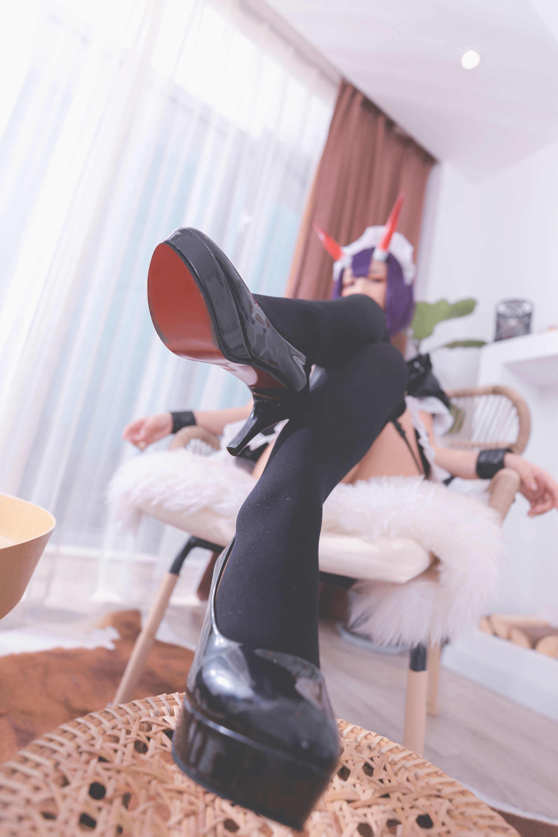 [COS福利] 萝莉神楽板真冬之果実の酒気-酒吞cos