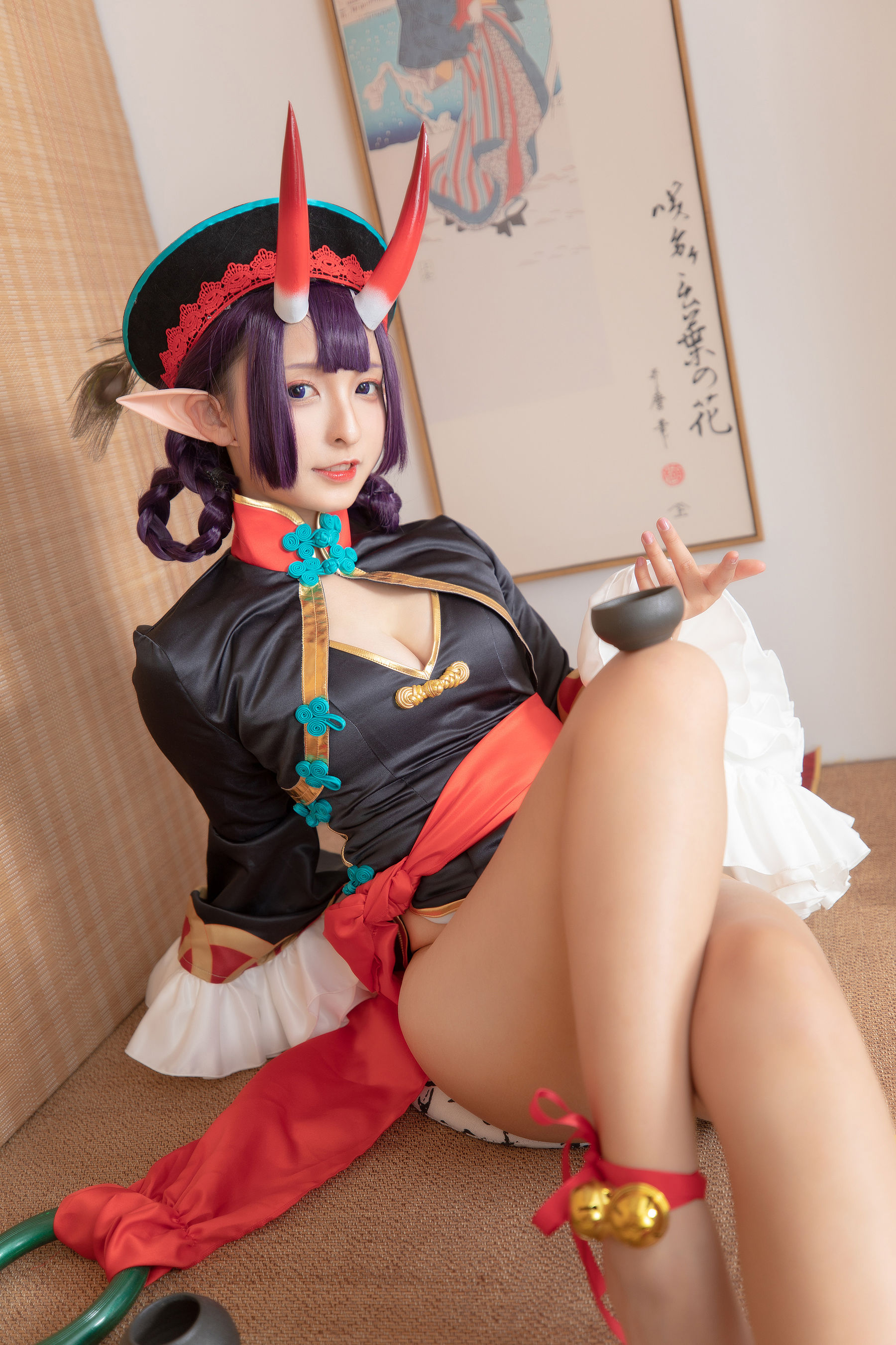 [COS福利] 萝莉神楽板真冬之果実の酒気-酒吞cos