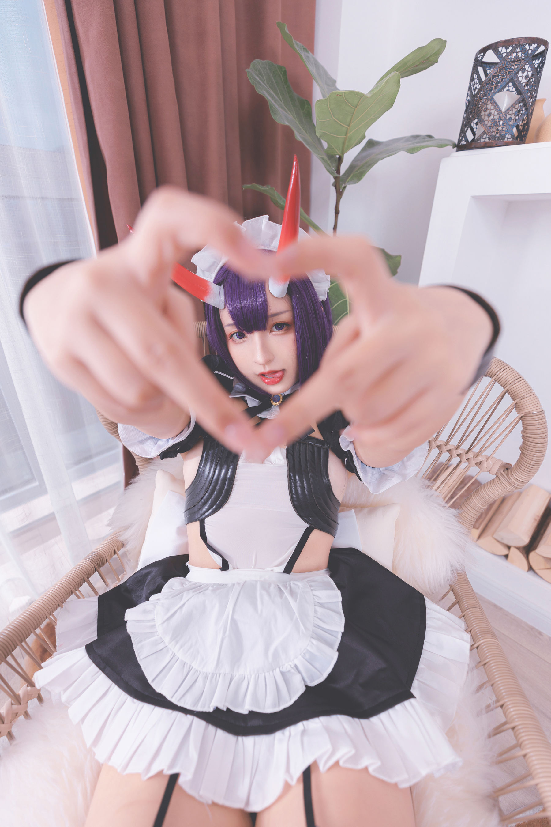 [COS福利] 萝莉神楽板真冬之果実の酒気-酒吞cos