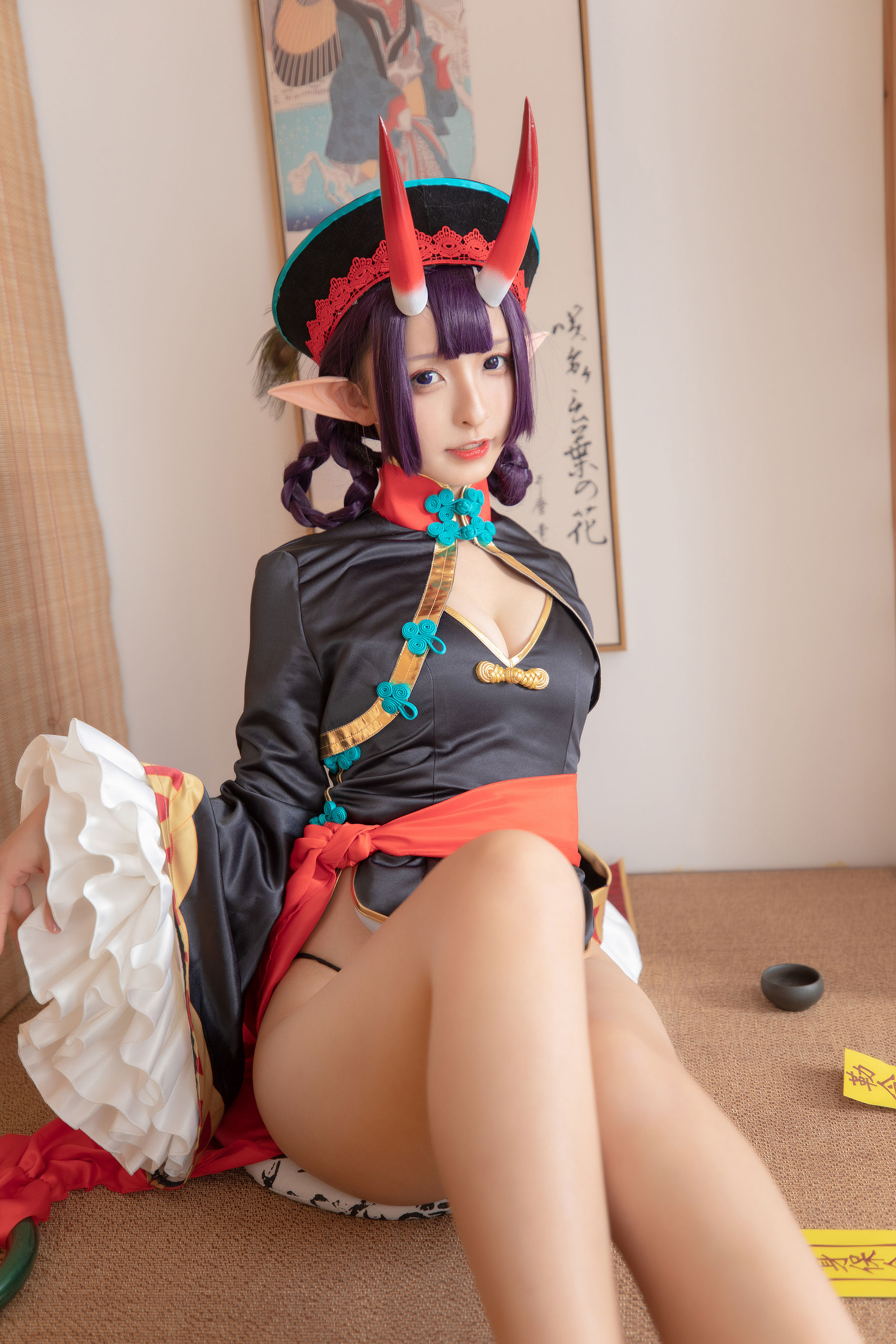 [COS福利] 萝莉神楽板真冬之果実の酒気-酒吞cos