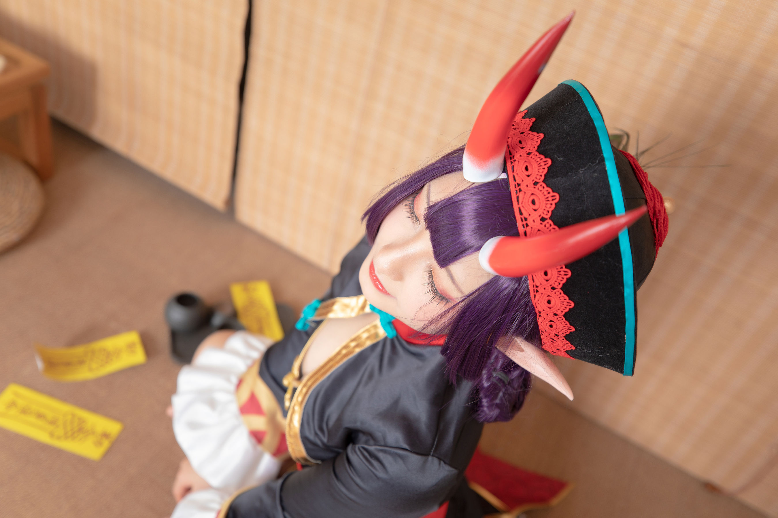 [COS福利] 萝莉神楽板真冬之果実の酒気-酒吞cos