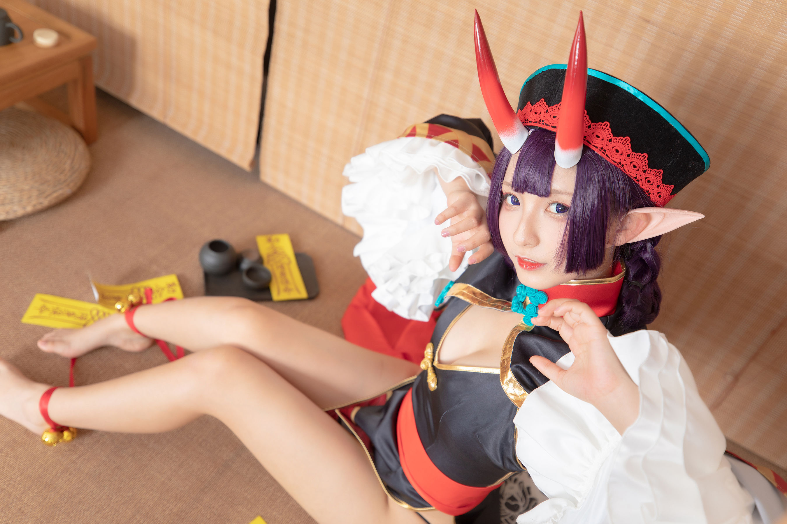 [COS福利] 萝莉神楽板真冬之果実の酒気-酒吞cos
