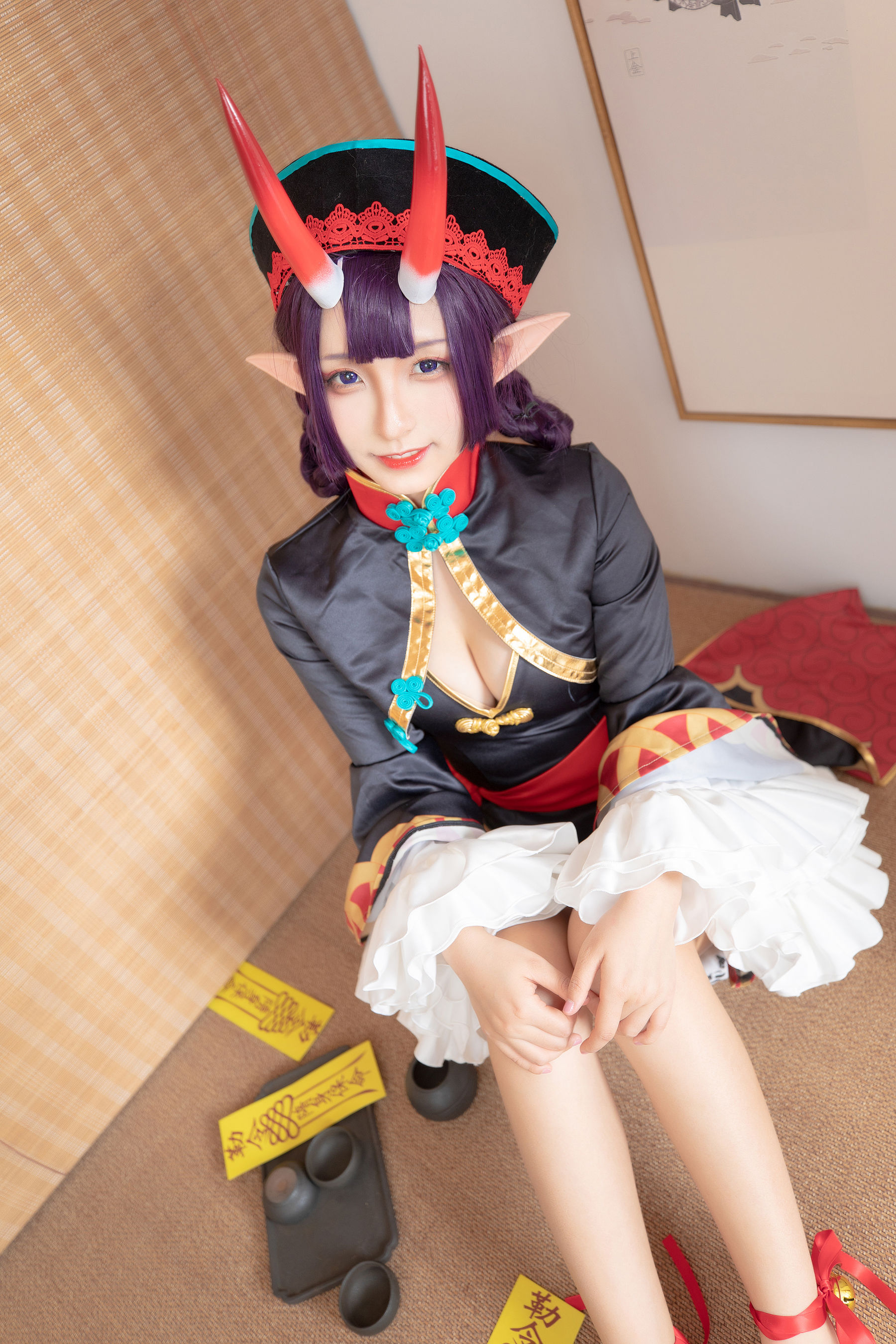 [COS福利] 萝莉神楽板真冬之果実の酒気-酒吞cos